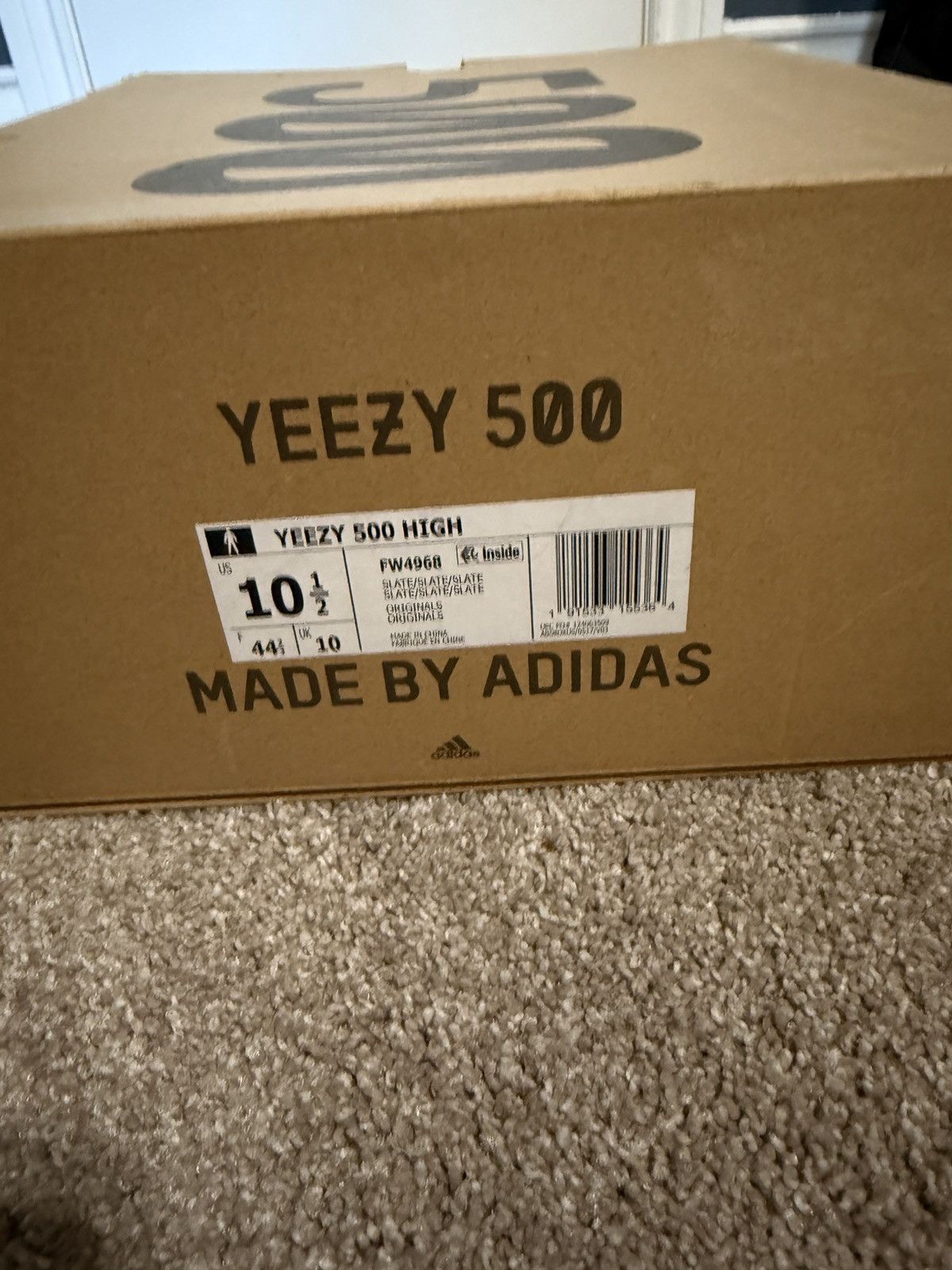 Yeezy Yeezy 500 High Originals Blue 10.5 Size US 10.5 / EU 43-44 - 7 Thumbnail