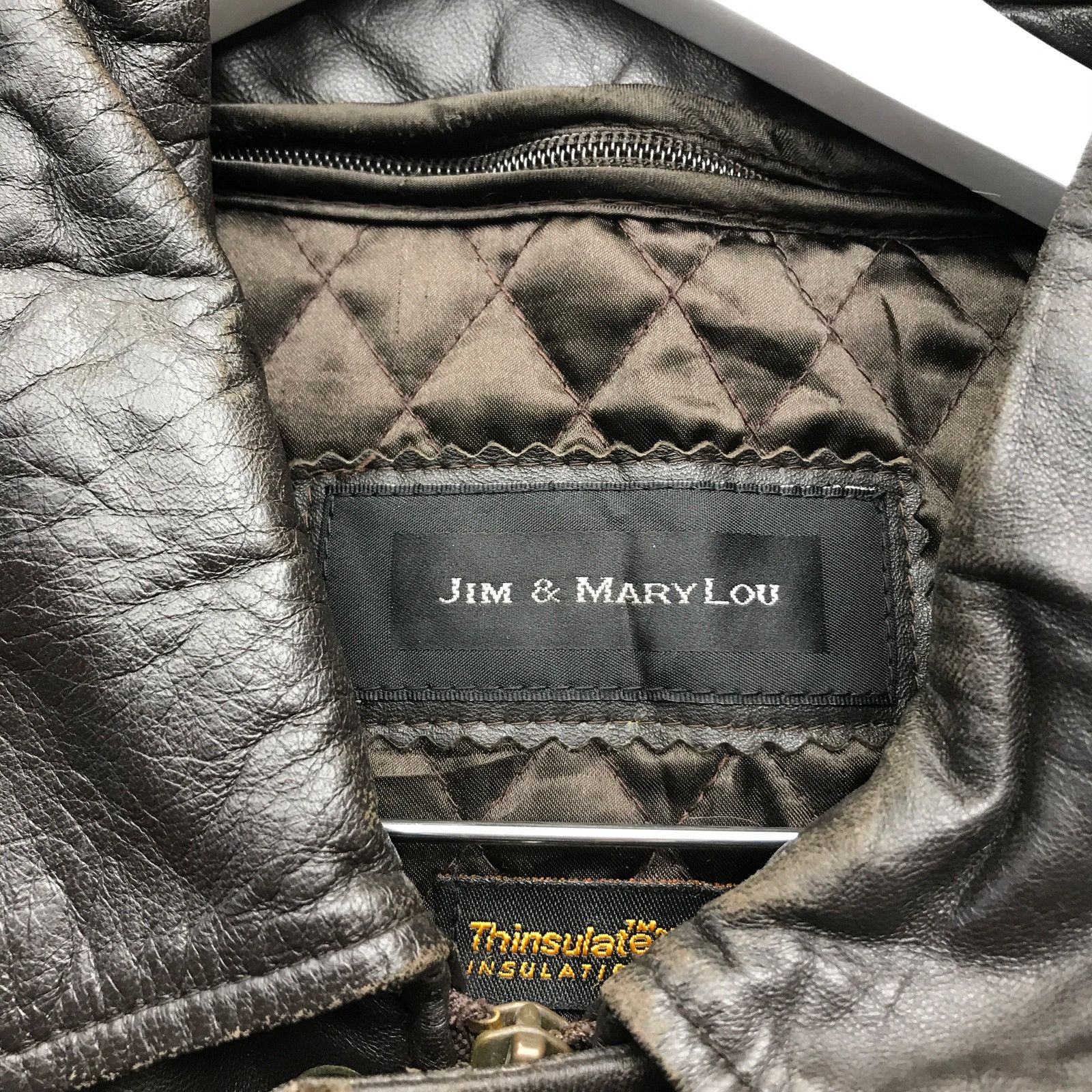 Other Jim & Mary Lou Thinsulate Ultra Leather Jacket Men XL Black Size US XL / EU 56 / 4 - 9 Thumbnail