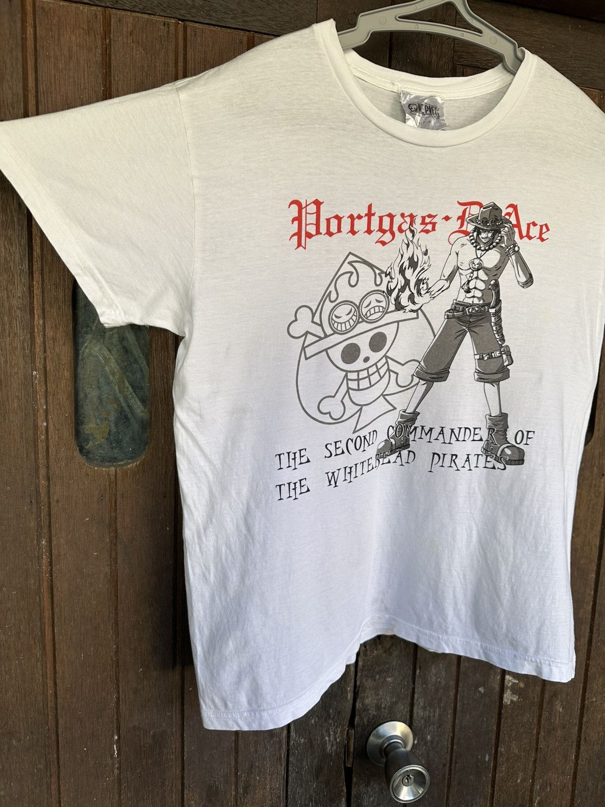 One Piece Vintage Anime One Piece White Shirt Size US M / EU 48-50 / 2 - 3 Thumbnail