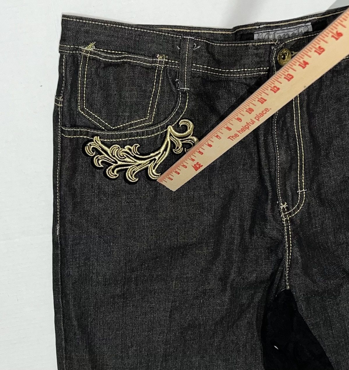 Clench Vintage Clench Jeans Dragon Embroidery 42x32 Baggy Y2k 90s Size US 42 / EU 58 - 11 Thumbnail