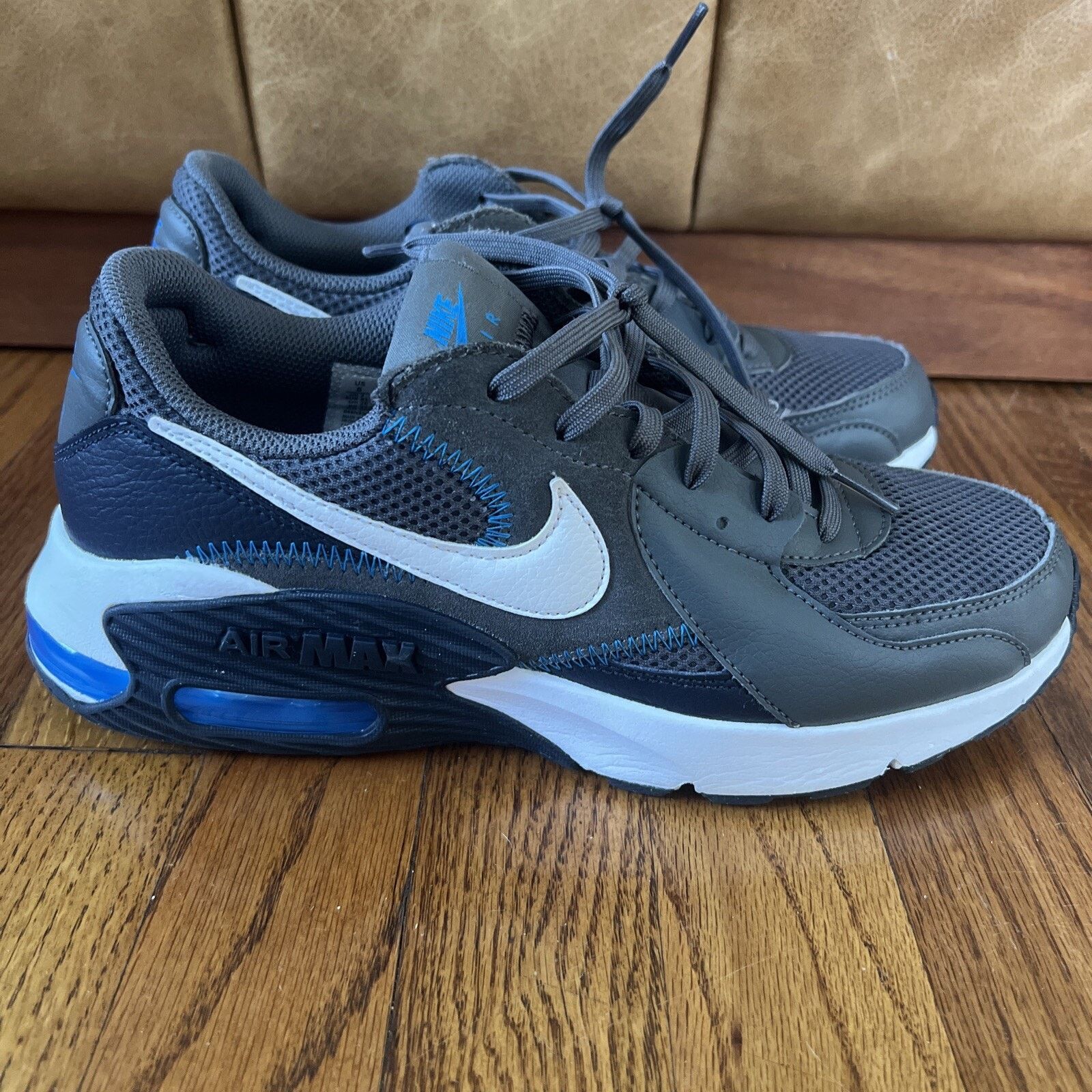 Nike Sz8 Nike Air Max Excee Men's Shoe Iron Grey/White-Photo Blue Size US 8 / EU 41 - 5 Thumbnail