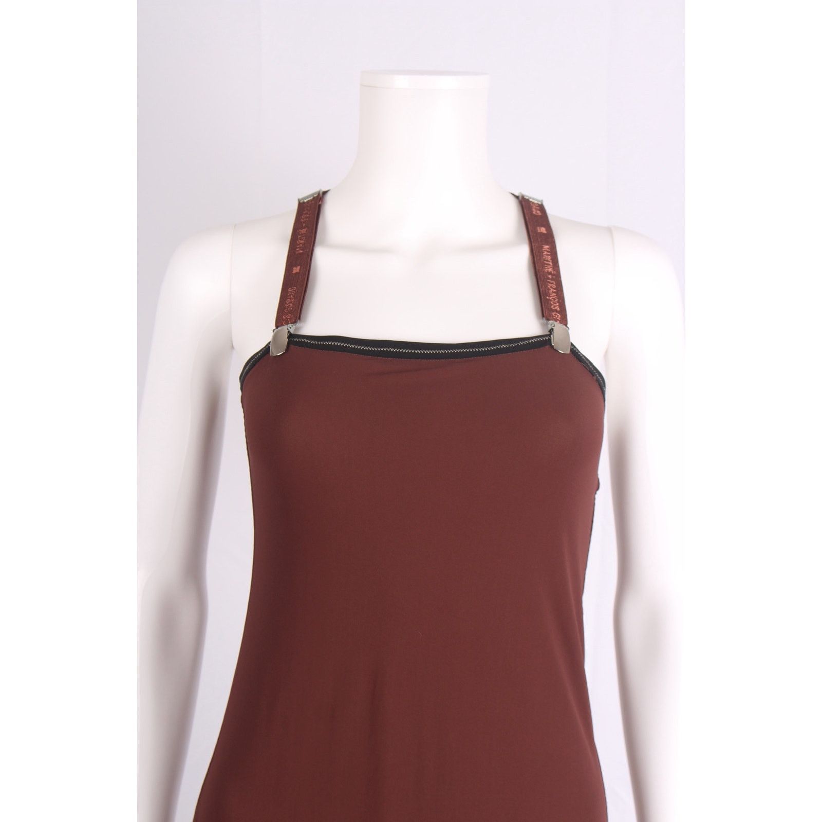 Marithe + Francois Girbaud Marithé François Girbaud Brown Asymmetric Vintage Dress Size M / US 6-8 / IT 42-44 - 5 Thumbnail