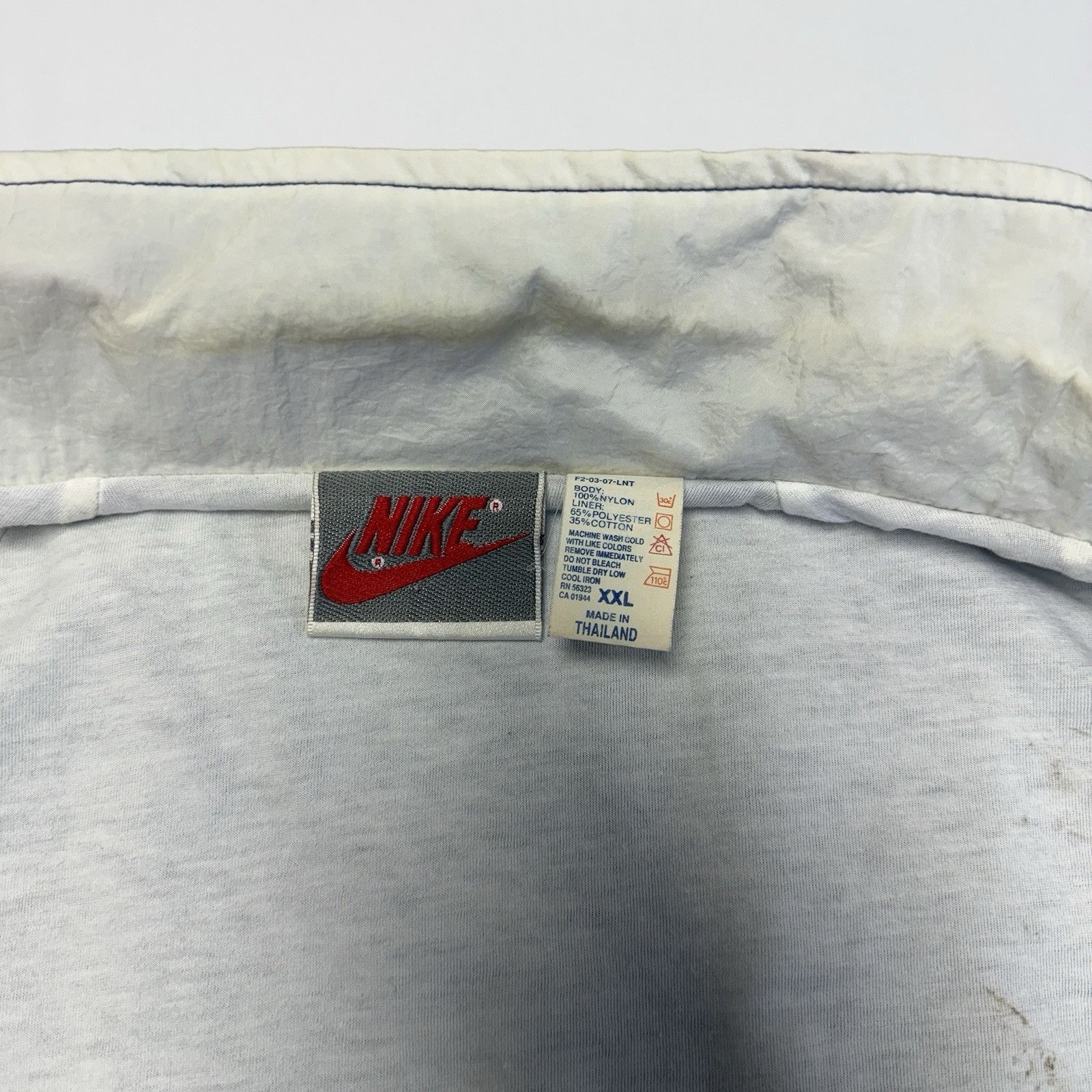 Nike Vintage 90s Nike Windbreaker Track Jacket Mens 2XL Lined Size US XXL / EU 58 / 5 - 6 Thumbnail
