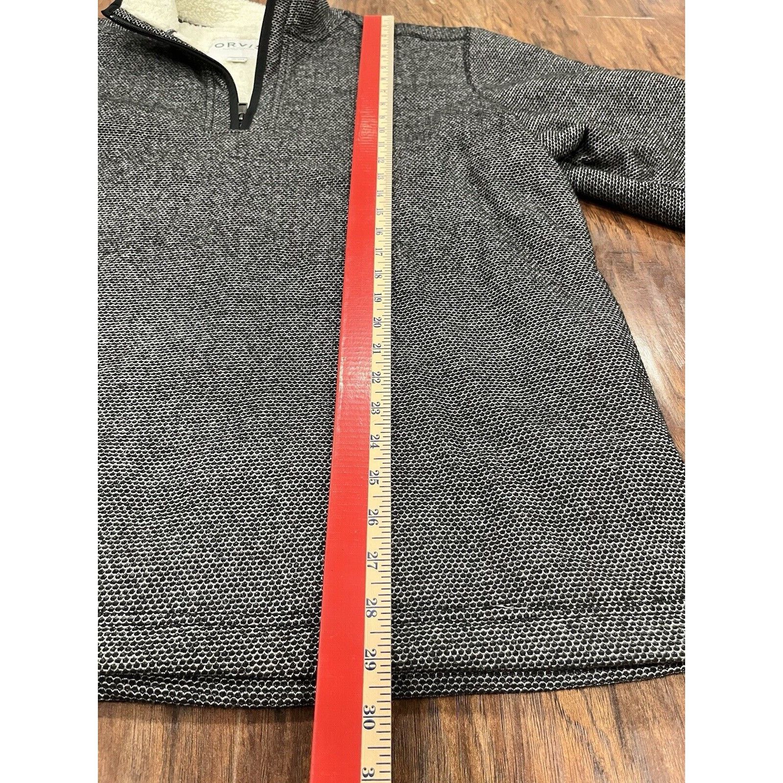 Orvis Orvis Men's Size 2XL Pullover Sweater Sherpa Lined Gray Size US XXL / EU 58 / 5 - 3 Thumbnail