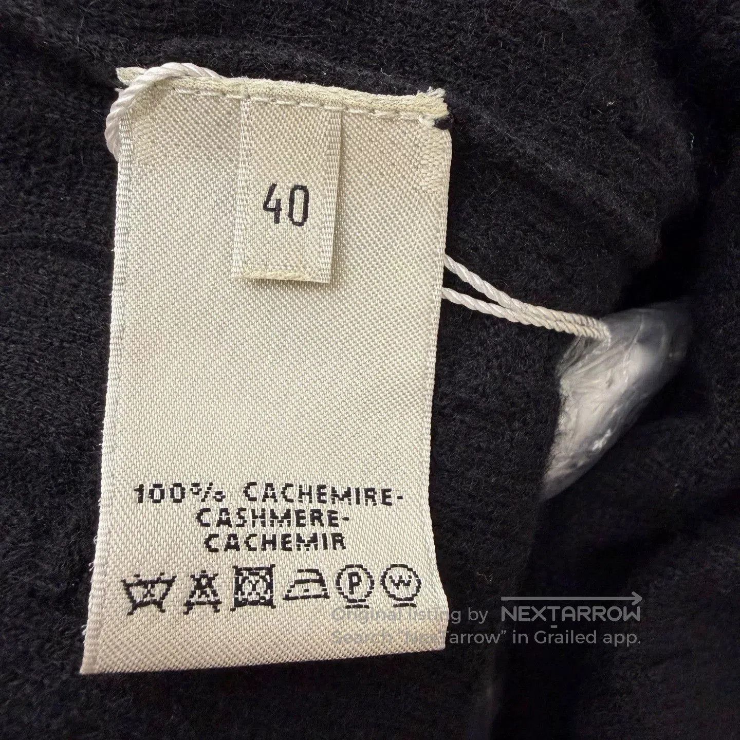 Hermes Hermes Black Cashmere Long Cardigan Coat. Size US XL / EU 56 / 4 - 3 Thumbnail