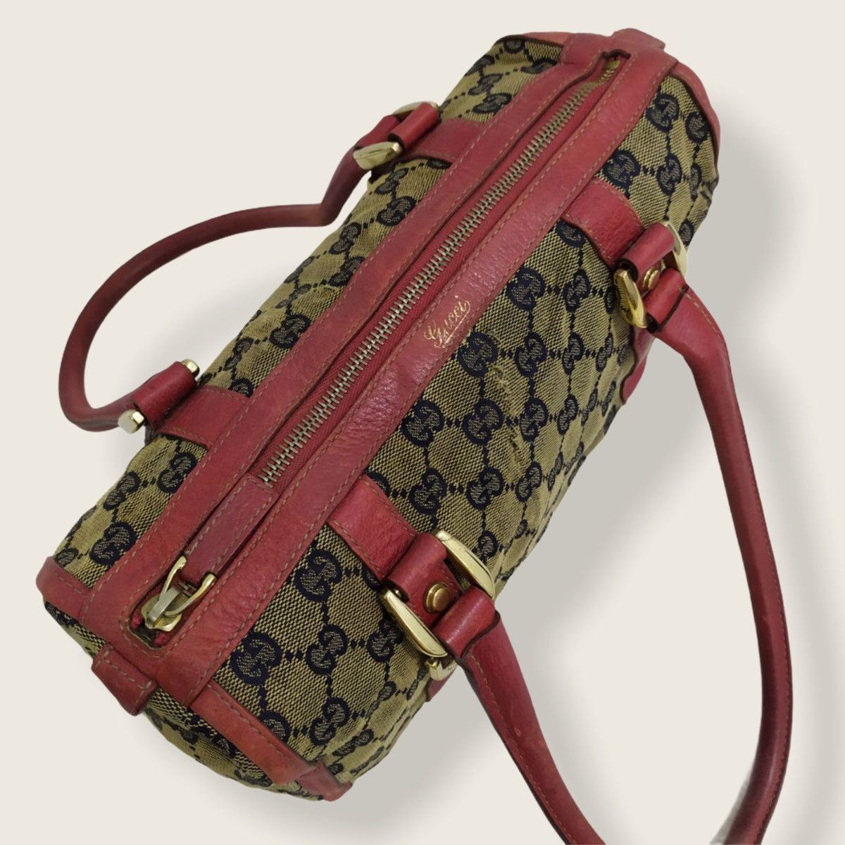 Gucci ‼️LASTDROP‼️ AUTHENTIC GUCCI GG CANVAS MINI BOSTON BAG Size ONE SIZE - 5 Thumbnail