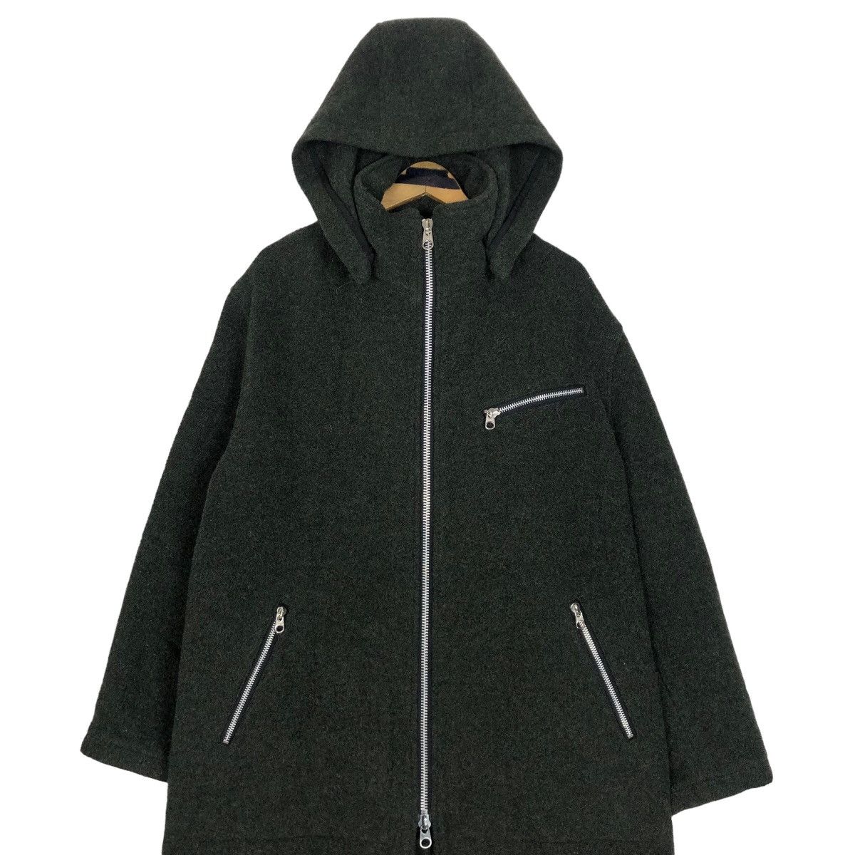 Yohji Yamamoto Vintage Yohji Yamamoto A.A.R x D’Urban Hooded Wool Parka Size US L / EU 52-54 / 3 - 4 Thumbnail