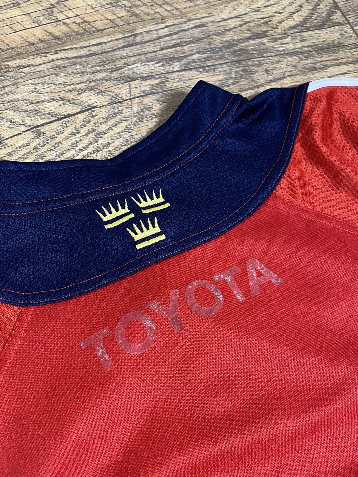 Adidas Adidas Munster Rugby Jersey Red Toyota Authentic Size US L / EU 52-54 / 3 - 12 Thumbnail