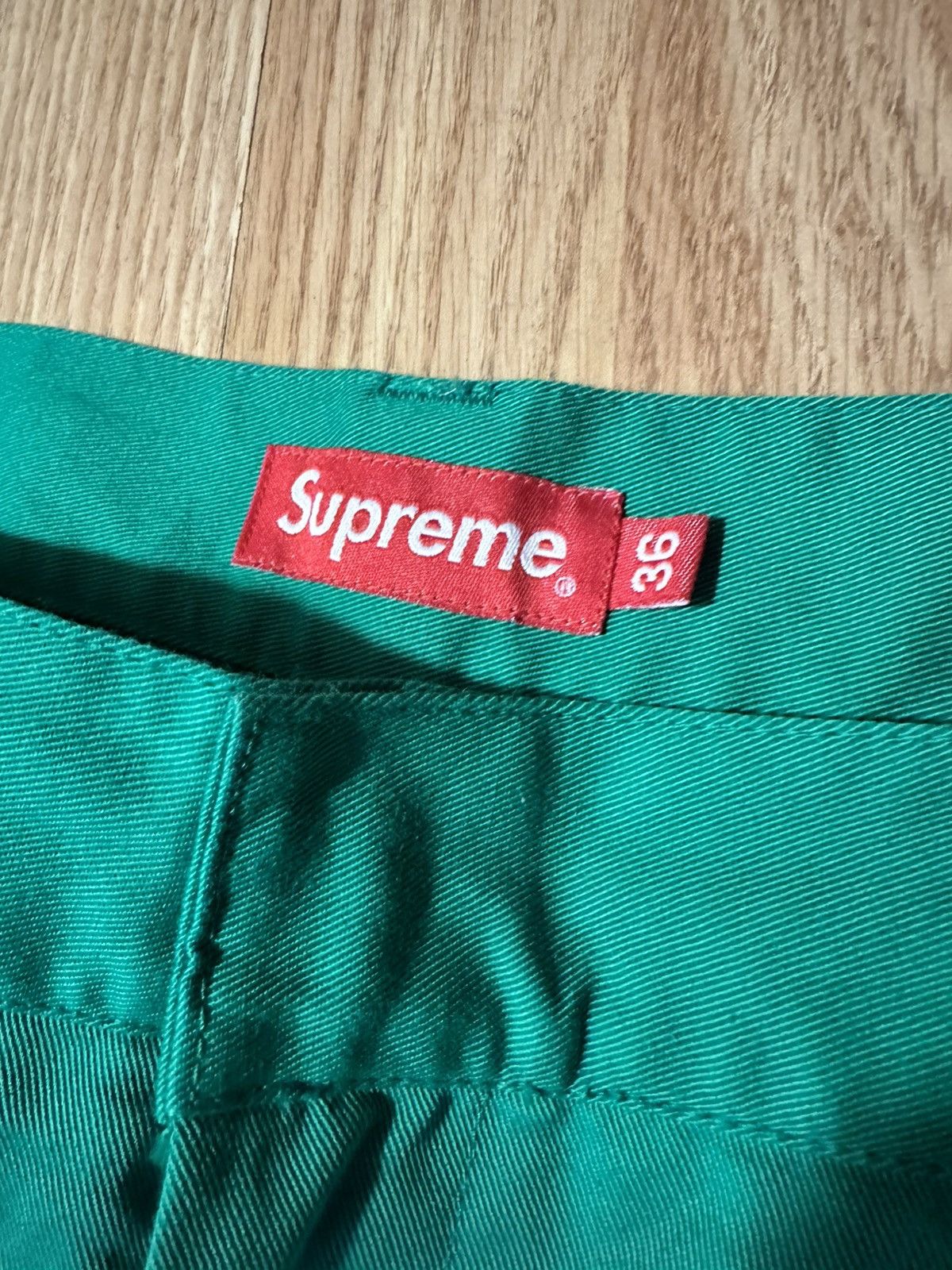 Supreme Supreme Work Pant ‘Green’ Size US 36 / EU 52 - 2 Thumbnail