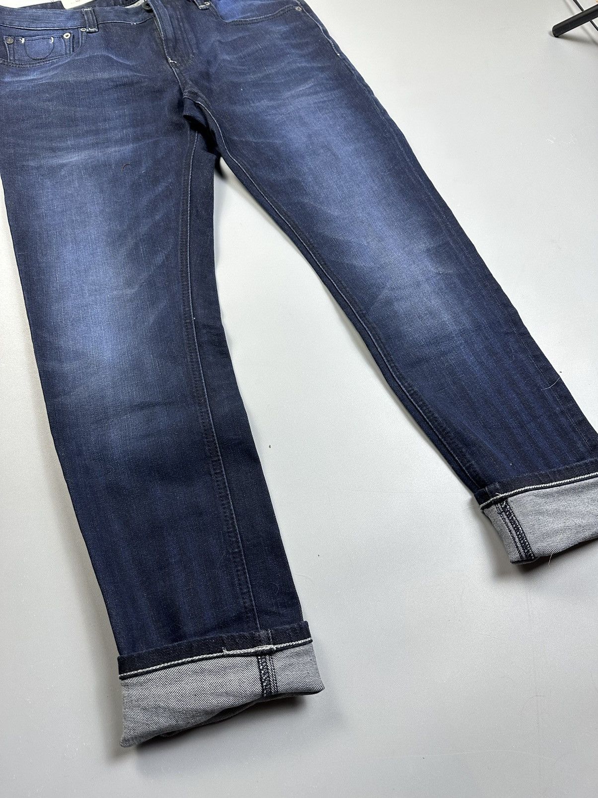 Scotch & Soda Scotch&Soda Blue Stripe Pattern Jeans Skinny Fit Size US 32 / EU 48 - 7 Thumbnail