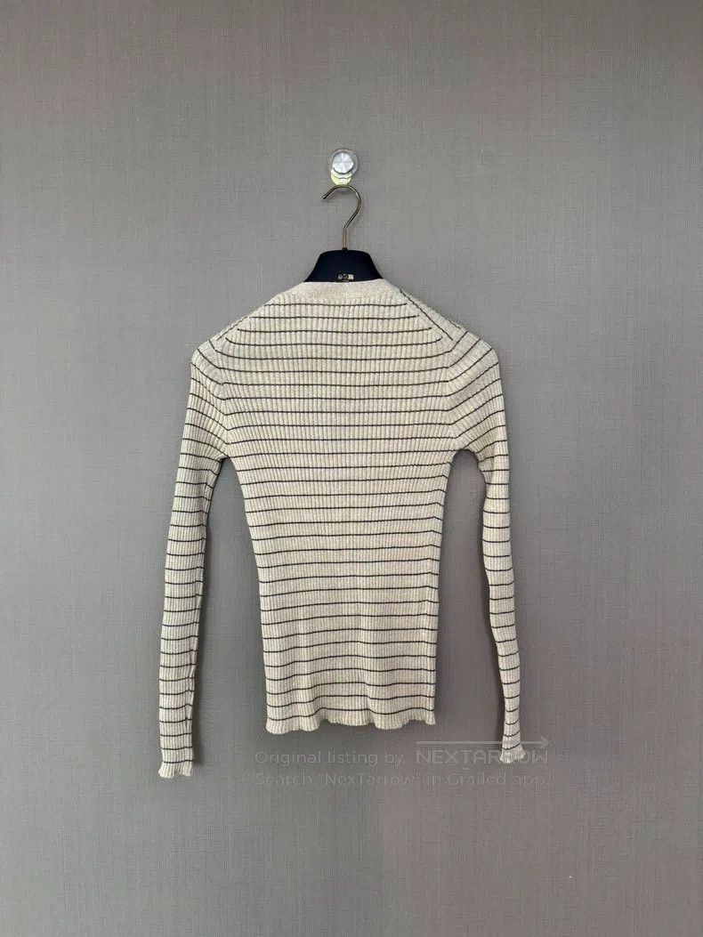 Dior Dior Knitted cardigan with thin striped bee embroidery coa Size XS / US 0-2 / IT 36-38 - 2 Thumbnail