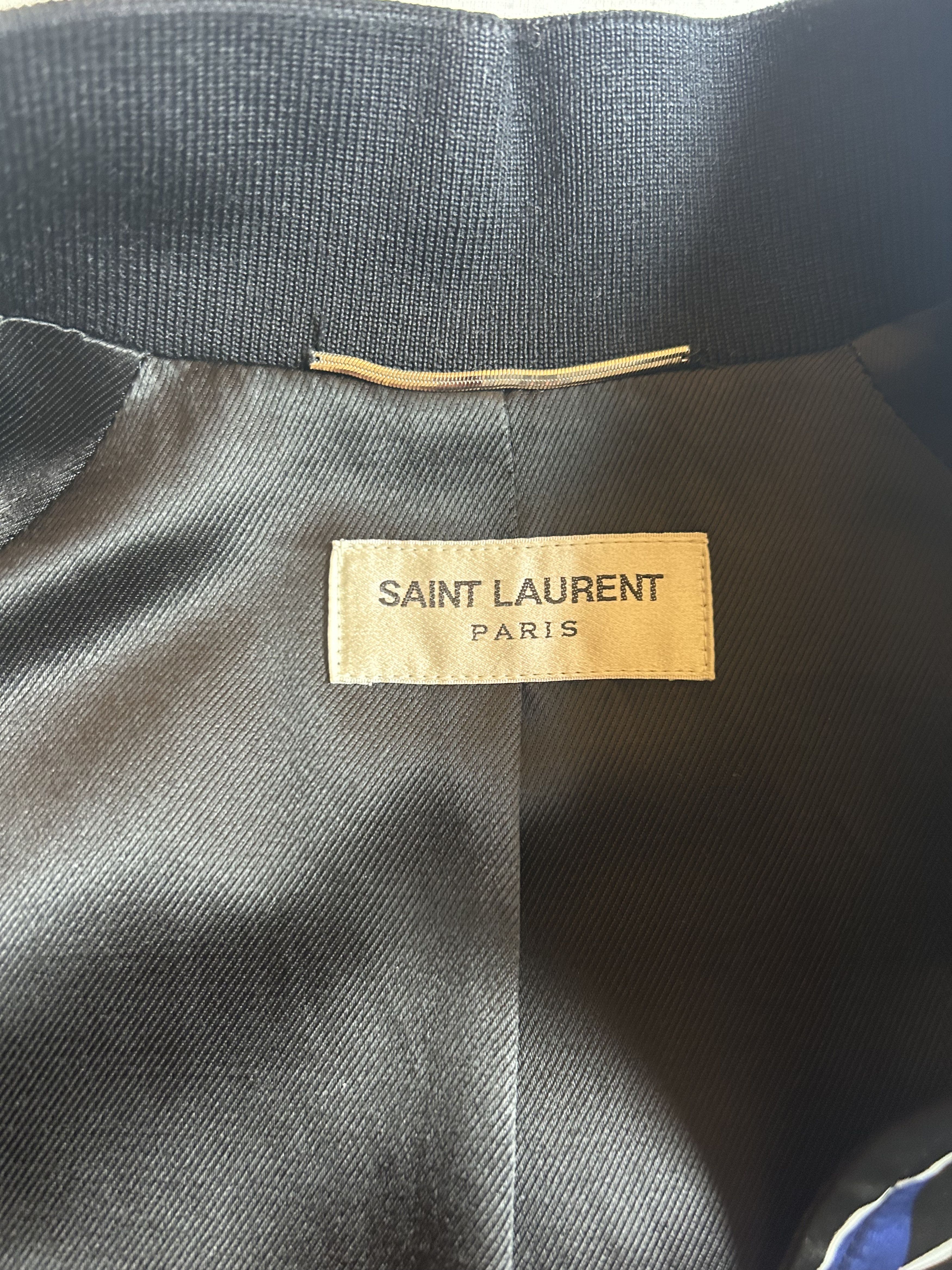 Saint Laurent Paris Viscose Teddy Bomber Size US S / EU 44-46 / 1 - 6 Thumbnail
