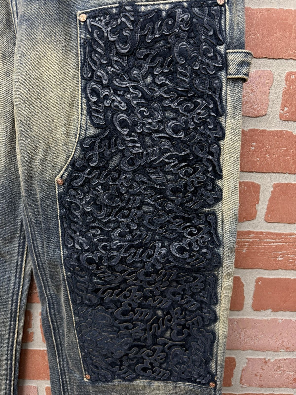 Other Fuck EM Denim Pants Dark Blue Size (32) Size US 32 / EU 48 - 5 Thumbnail