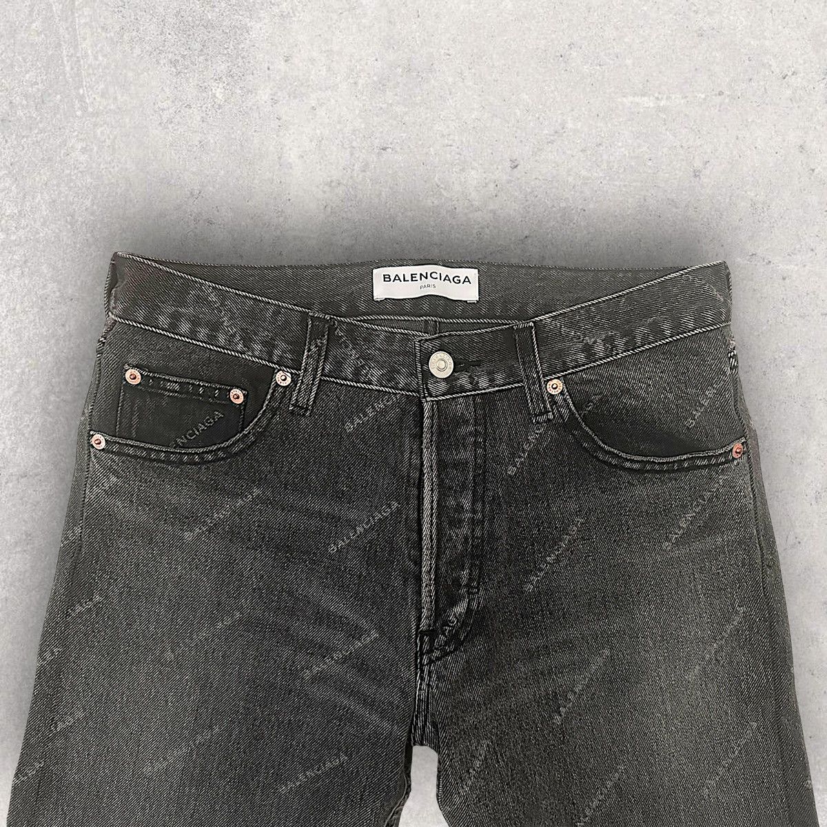 Balenciaga Balenciaga Monogram Jeans Size US 30 / EU 46 - 4 Thumbnail
