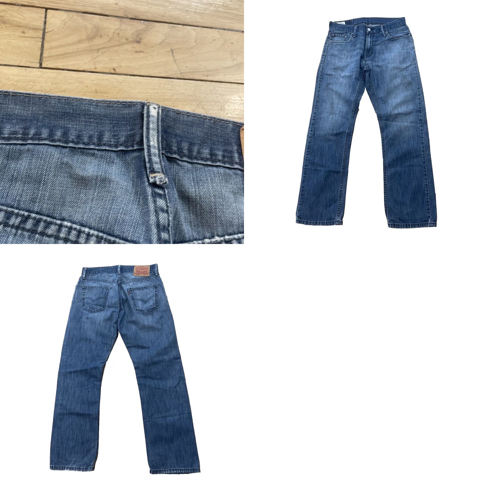 Levi's Levi's 514 Jeans Men 30x29 Slim Straight Blue Denim Skate School USA Y2k Streetwear Pants Size US 30 / EU 46 - 11 Thumbnail