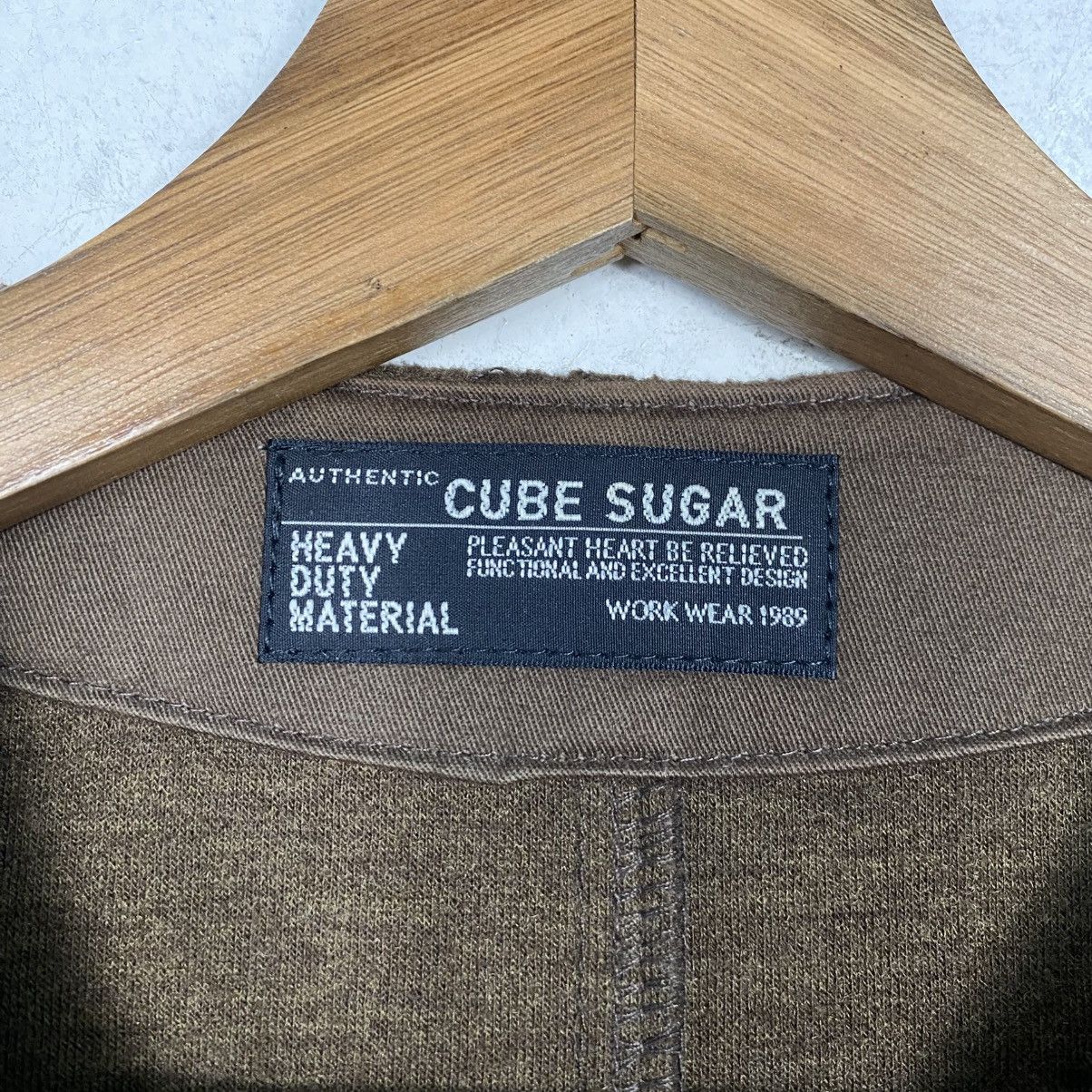 Japanese Brand Cube sugar colarless workwear button jacket Size US M / EU 48-50 / 2 - 16 Thumbnail