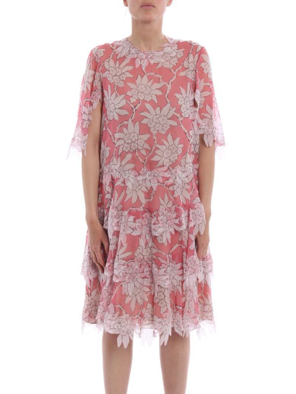 Valentino o1y0326 Mini Dress in Pink/White Size XXS / US 00 / IT 34 - 3 Thumbnail