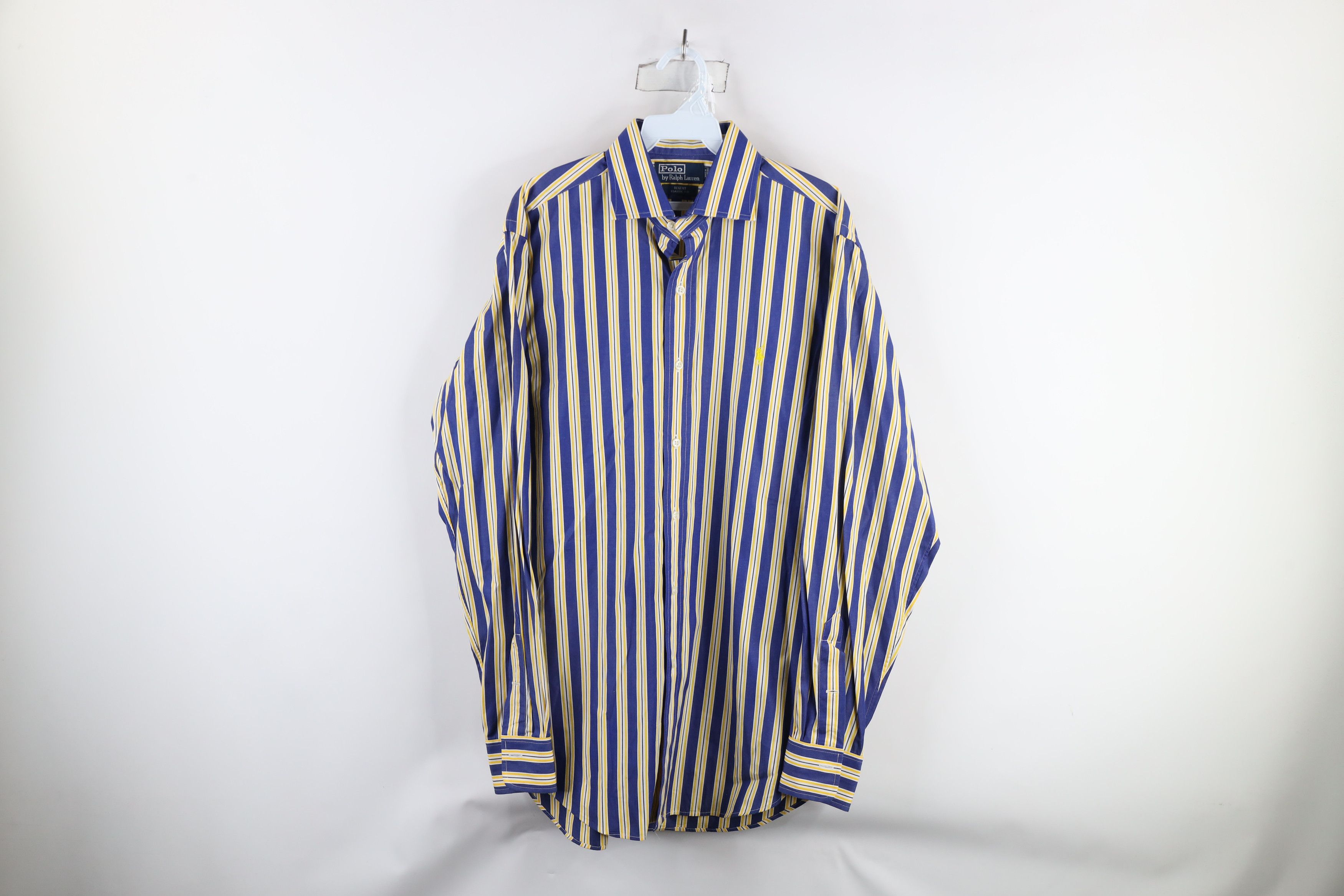 Polo Ralph Lauren Vintage 90s Ralph Lauren Classic Fit Striped Button Shirt Size US M / EU 48-50 / 2 - 1 Thumbnail