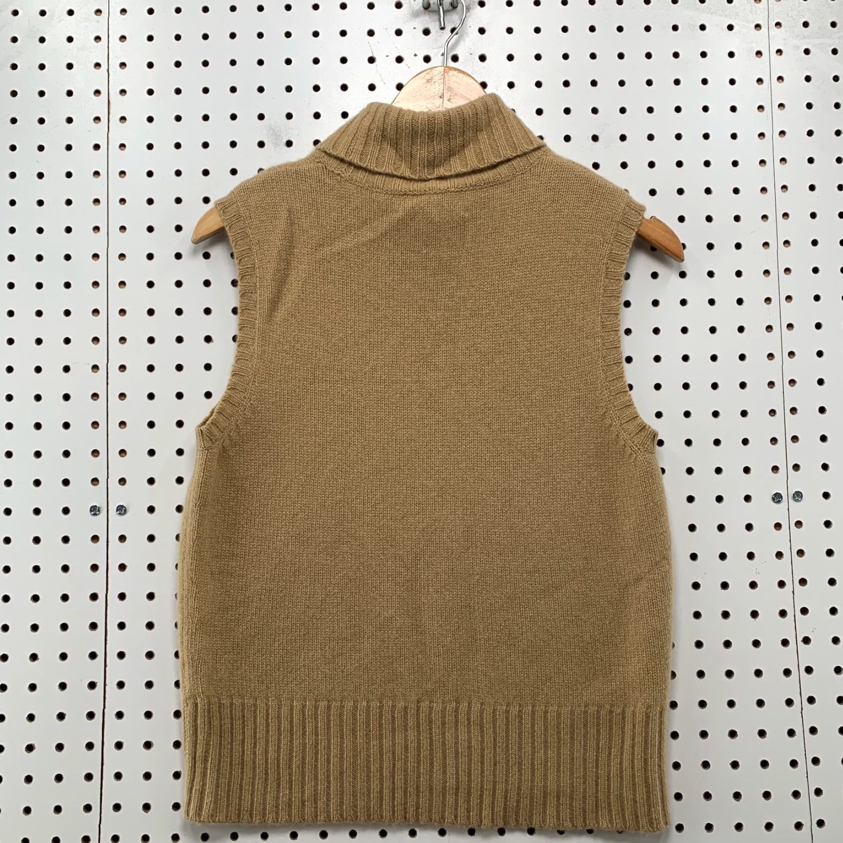 Ralph Lauren Lauren Ralph Lauren Sweater Petites PM Womens Brown 100% Cashmere Sleeveless Vest Turtleneck Knit Pullover Size M / US 6-8 / IT 42-44 - 7 Thumbnail