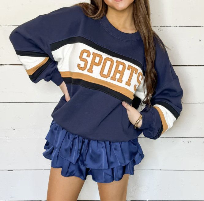 Chaser Brand Chaser Sports Sweatshirt Navy ( M ) Size M / US 6-8 / IT 42-44 - 1 Thumbnail