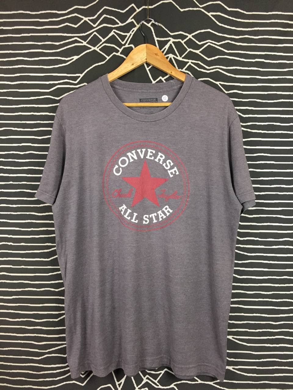 Converse × Vintage Vtg Converse All Star Authentic Sports Brand Tee Size US L / EU 52-54 / 3 - 1 Thumbnail