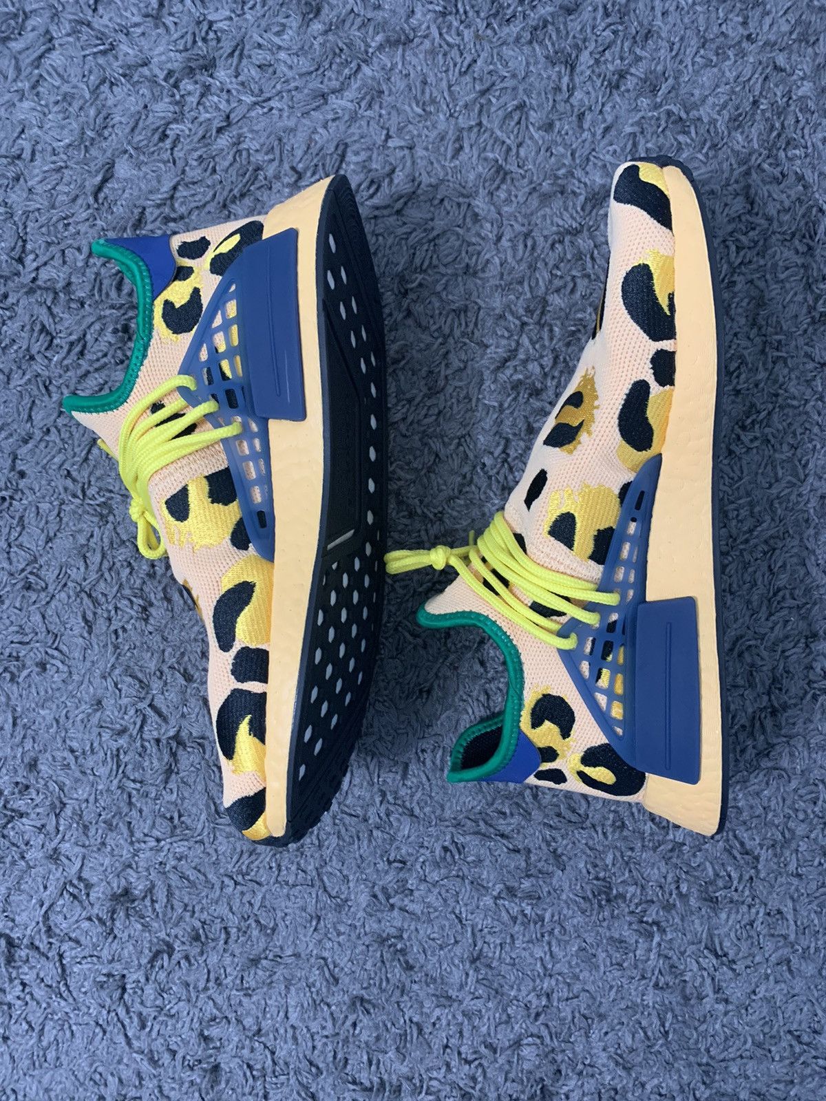Adidas × Pharrell Pharrell x NMD Human Race 'Animal Print - Pulse Amber' Size US 9.5 / EU 42-43 - 7 Thumbnail