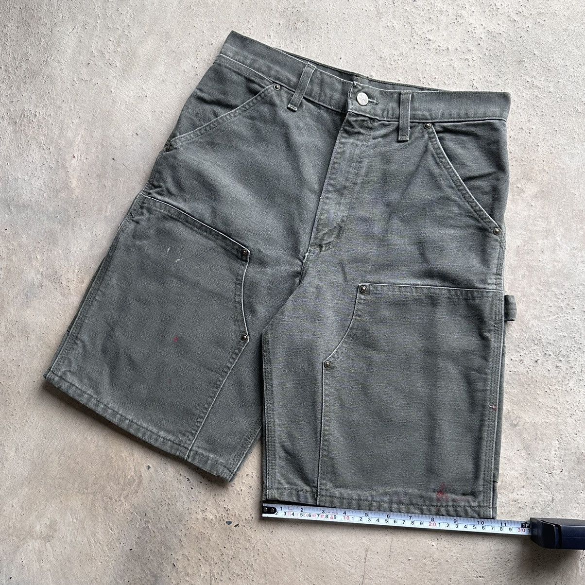 Carhartt (29x9.8) Rare!!! 00s Carhartt Double Knee B80 MOS Shorts Size US 29 - 5 Thumbnail