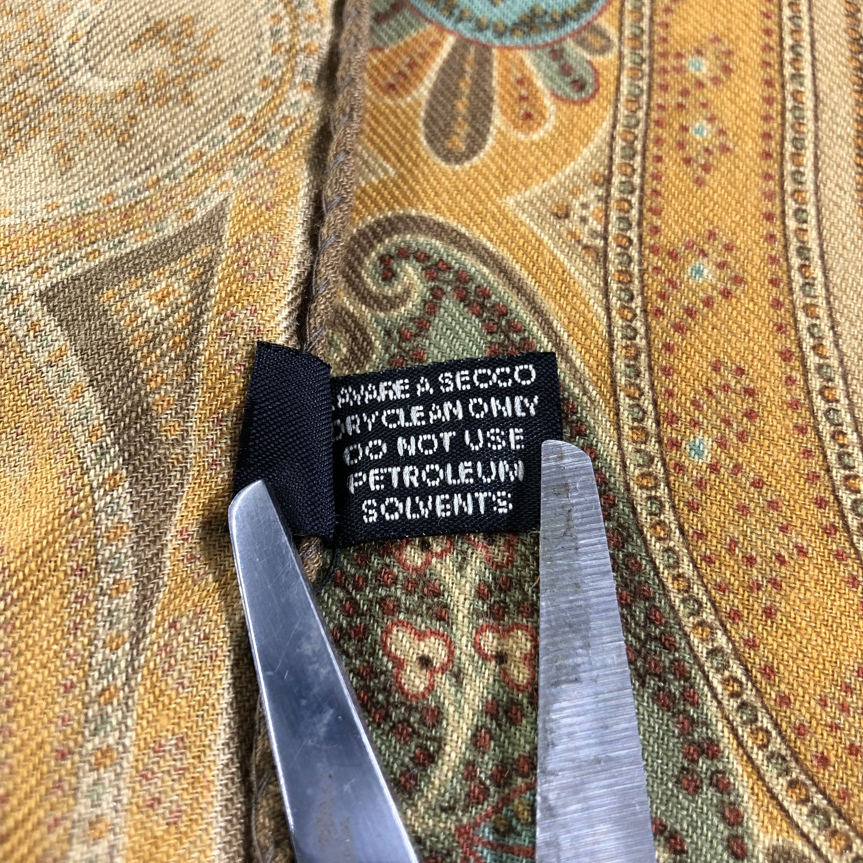 Etro Etro Paisley Wool Silk Stole Scarf Muffler Neck Wrap V1780 Size ONE SIZE - 6 Thumbnail