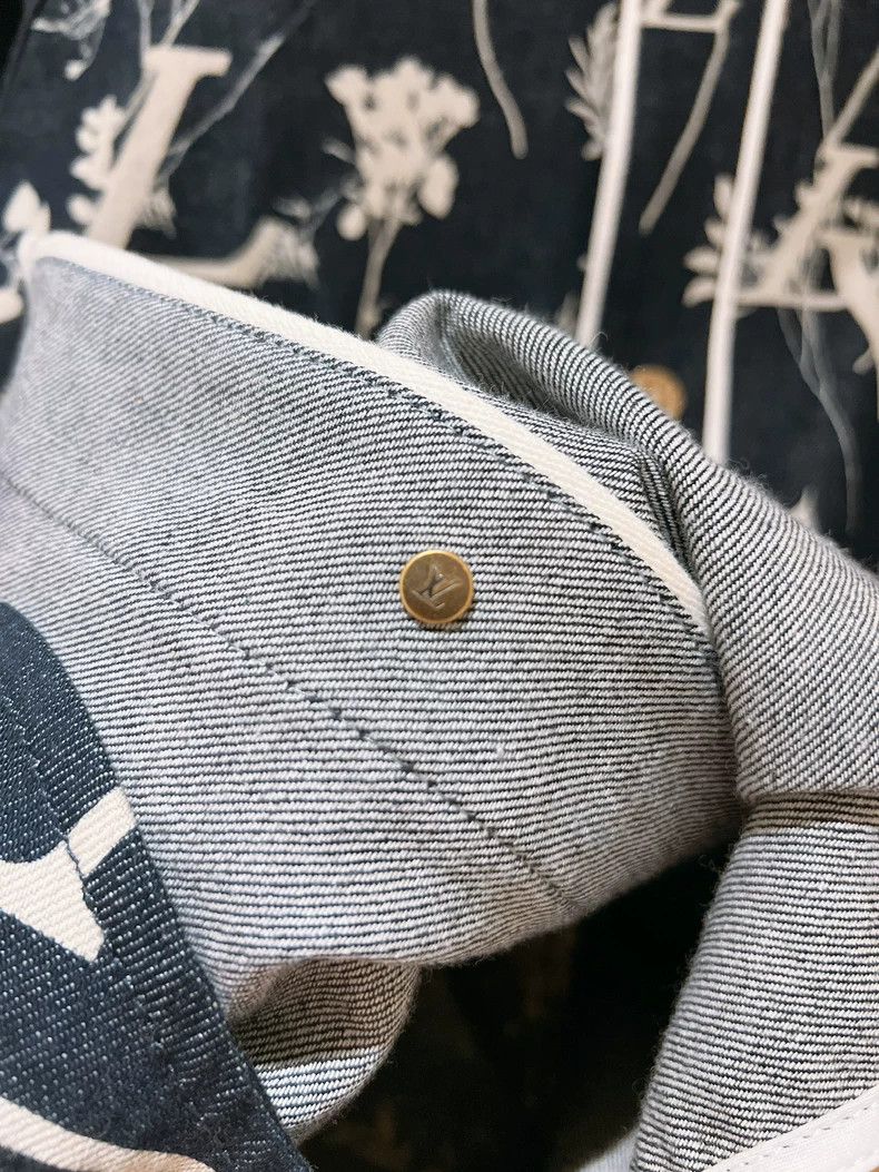 Louis Vuitton Louis Vuitton Wheat-ear denim baseball jacket 2503-Nextarro Size US S / EU 44-46 / 1 - 6 Thumbnail