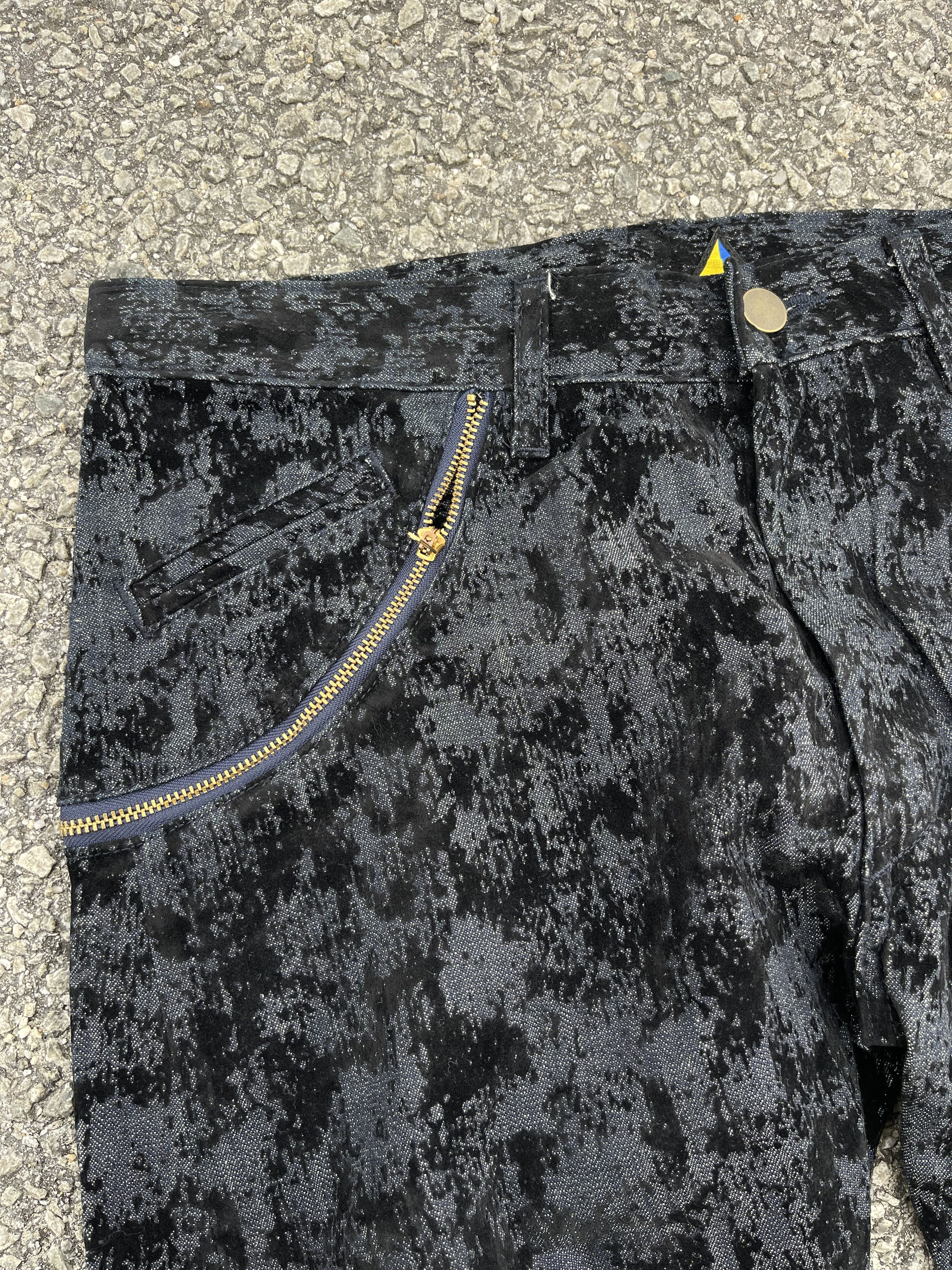 If Six Was Nine × Le Grande Bleu (L.G.B.) stof japanese brand long zipper Satin Project Rare Size US 32 / EU 48 - 4 Thumbnail