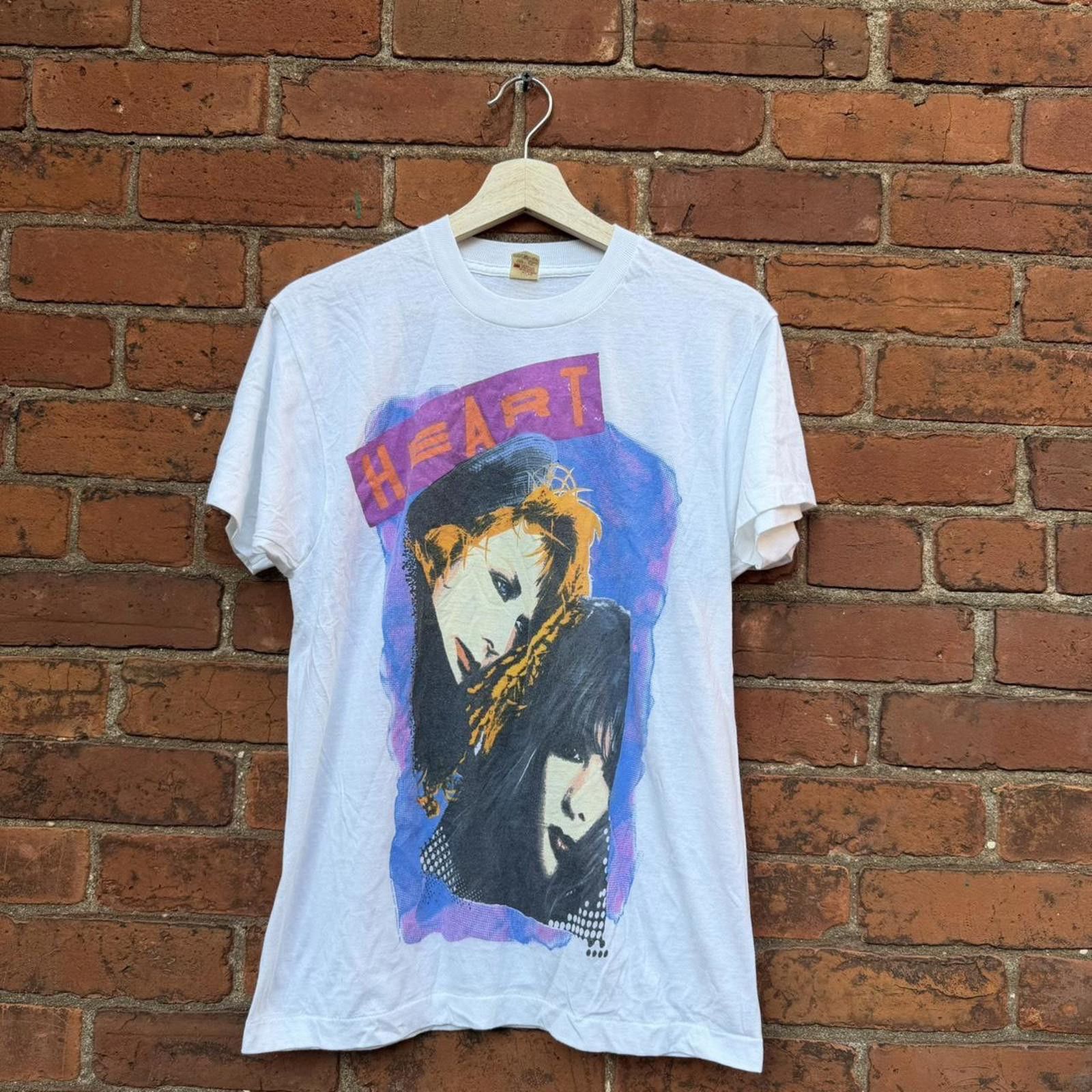 Vintage heart bad animals tour t shirt 1988 M/L