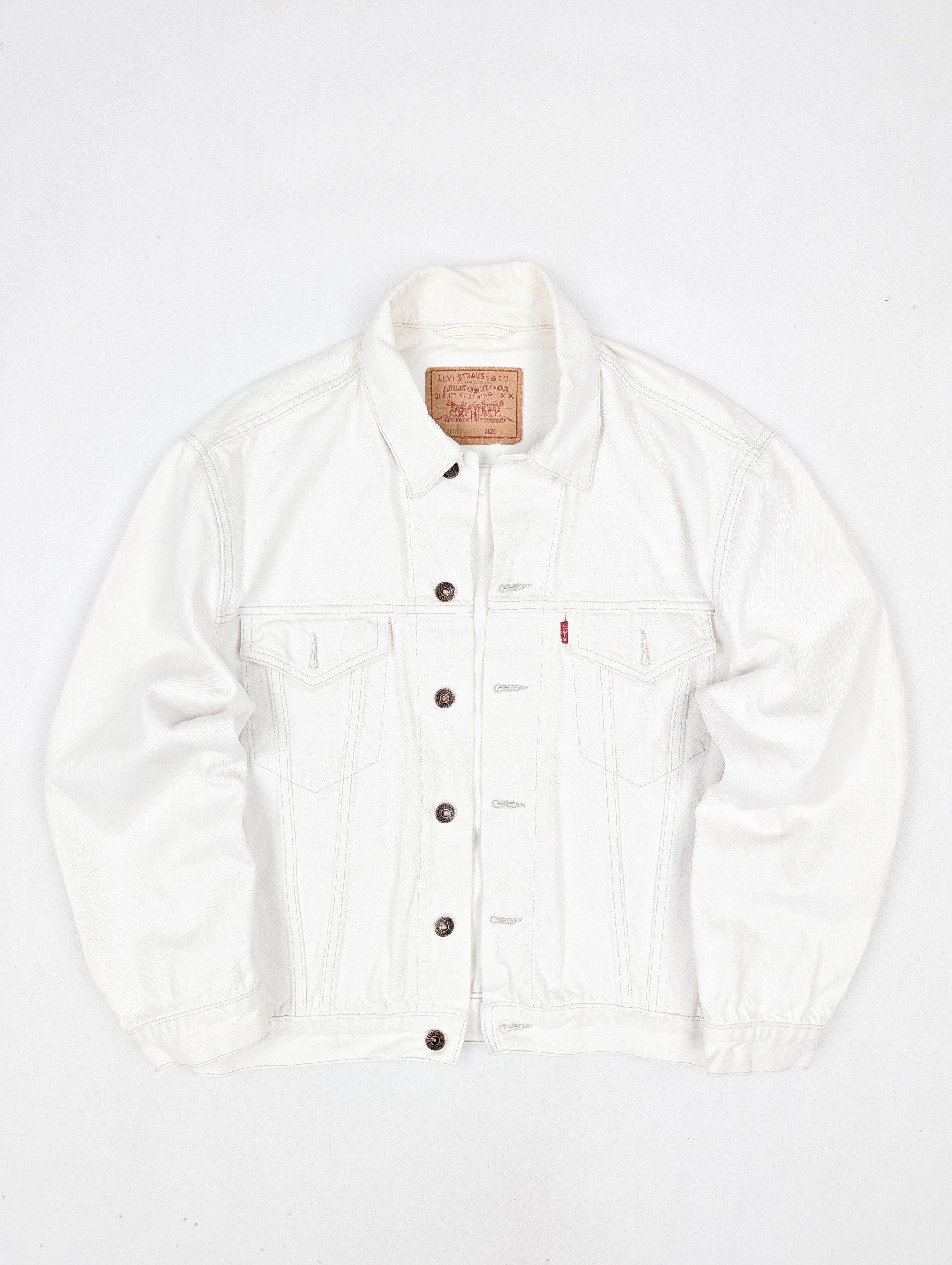 Levi's Levi's white denim jacket S Size US S / EU 44-46 / 1 - 1 Thumbnail
