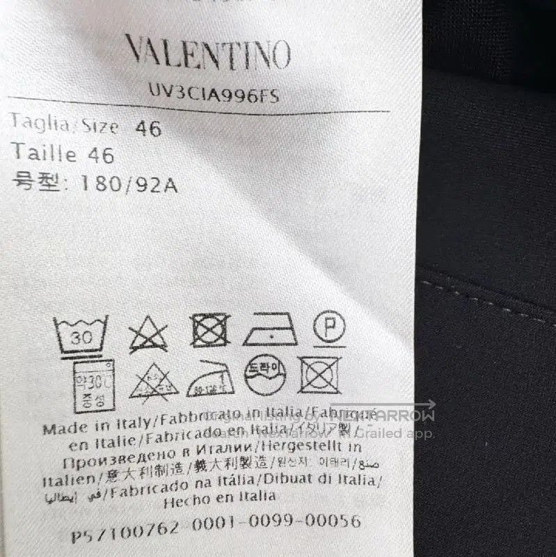 Valentino Valentino Black Long Sleeve Oversized Shirt . Size US XXL / EU 58 / 5 - 5 Thumbnail