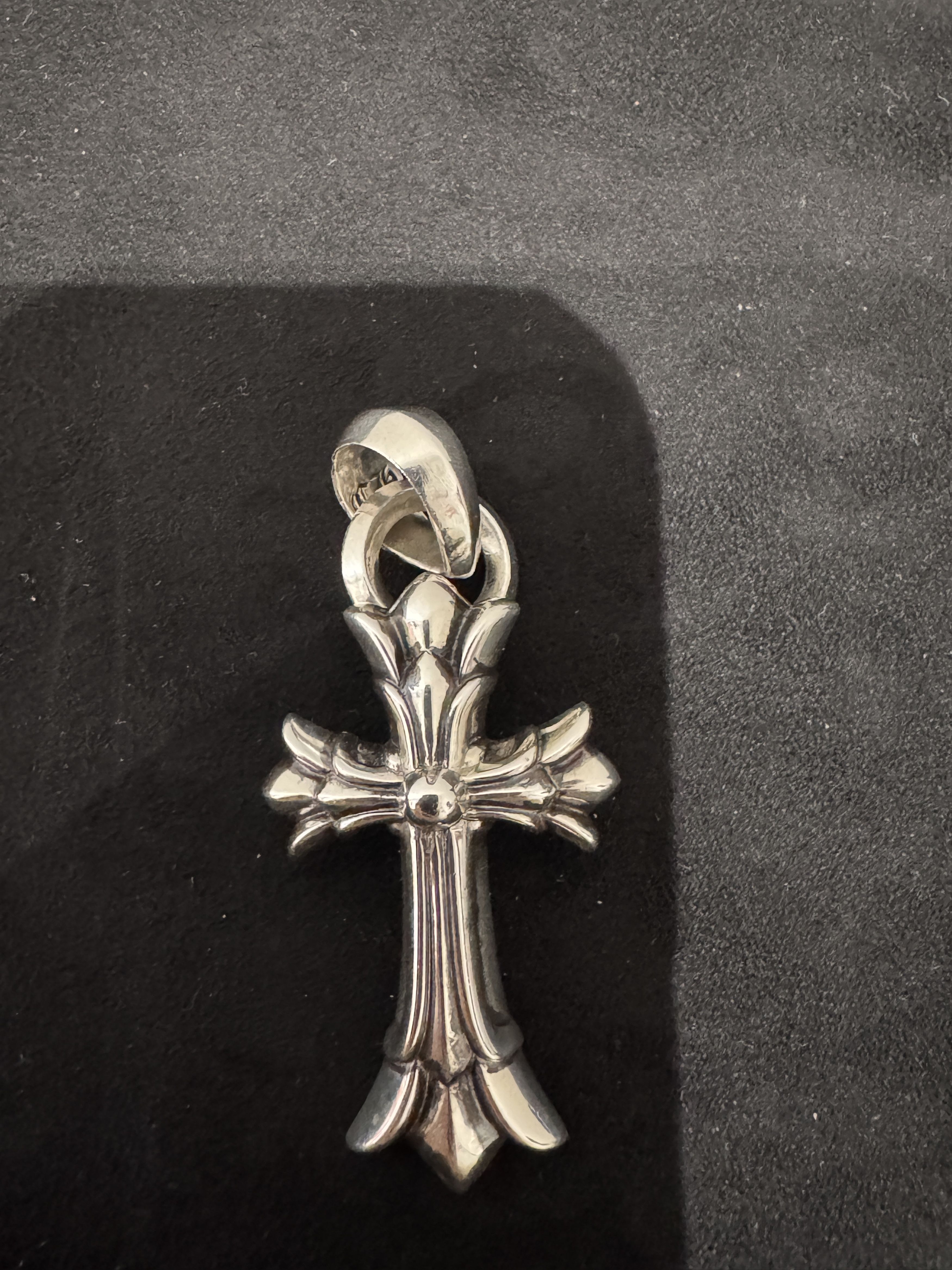 Chrome Hearts Chrome Hearts Silver Double Cross Charm Pendant Size ONE SIZE - 5 Thumbnail