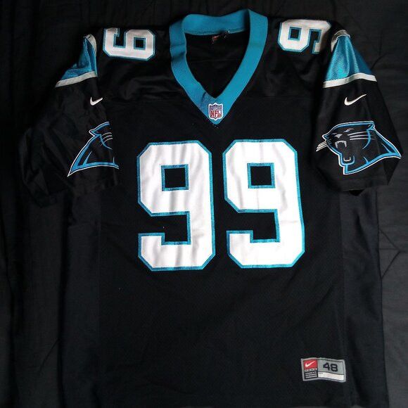 Nike Vintage Nike Carolina Panthers Jersey Size US XL / EU 56 / 4 - 2 Thumbnail