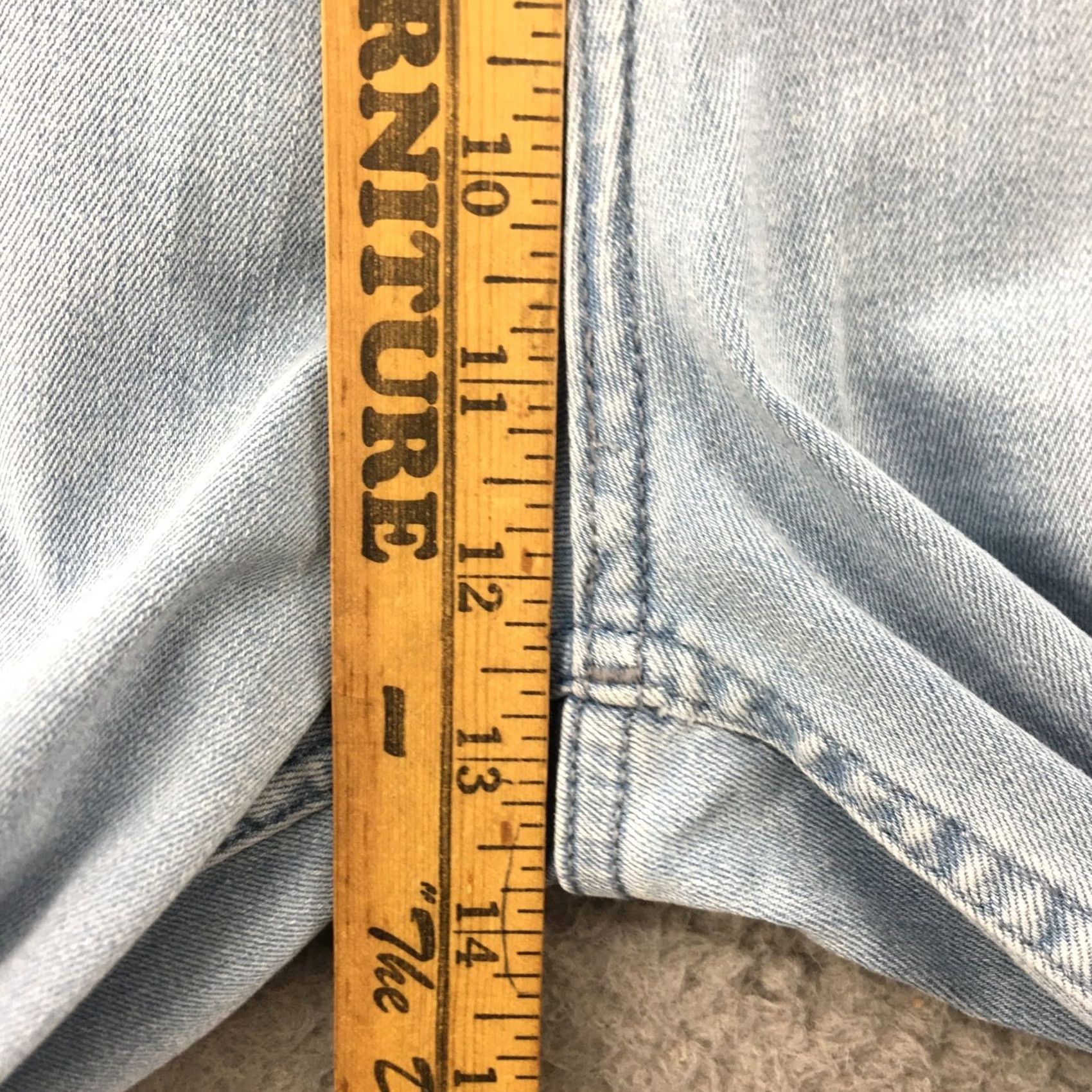 Calvin Klein Calvin Klein Jeans Skinny Jeans Womens 16 Blue Denim Mid Rise Zip Fly Size 38" / US 16 / IT 52 - 7 Thumbnail