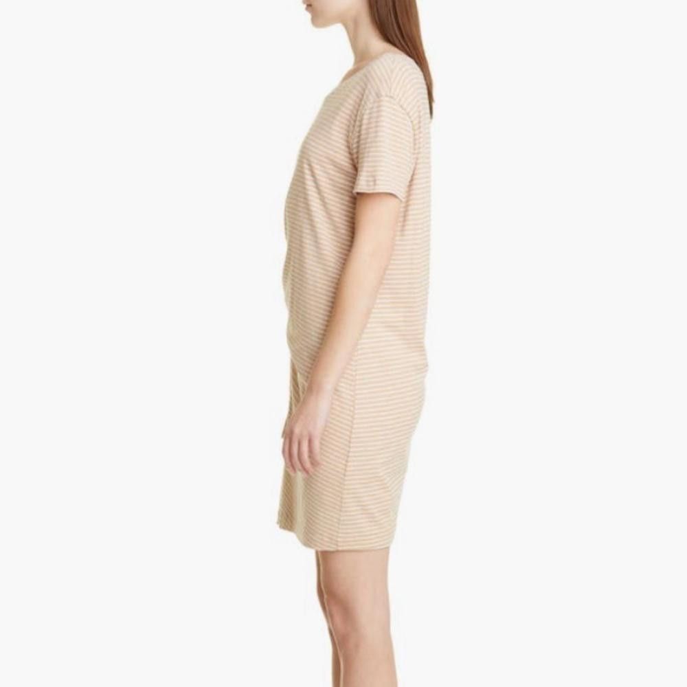 Vince NWT Vince Classic Stripe Tie Shirt Dress Size XL / US 12-14 / IT 48-50 - 3 Thumbnail