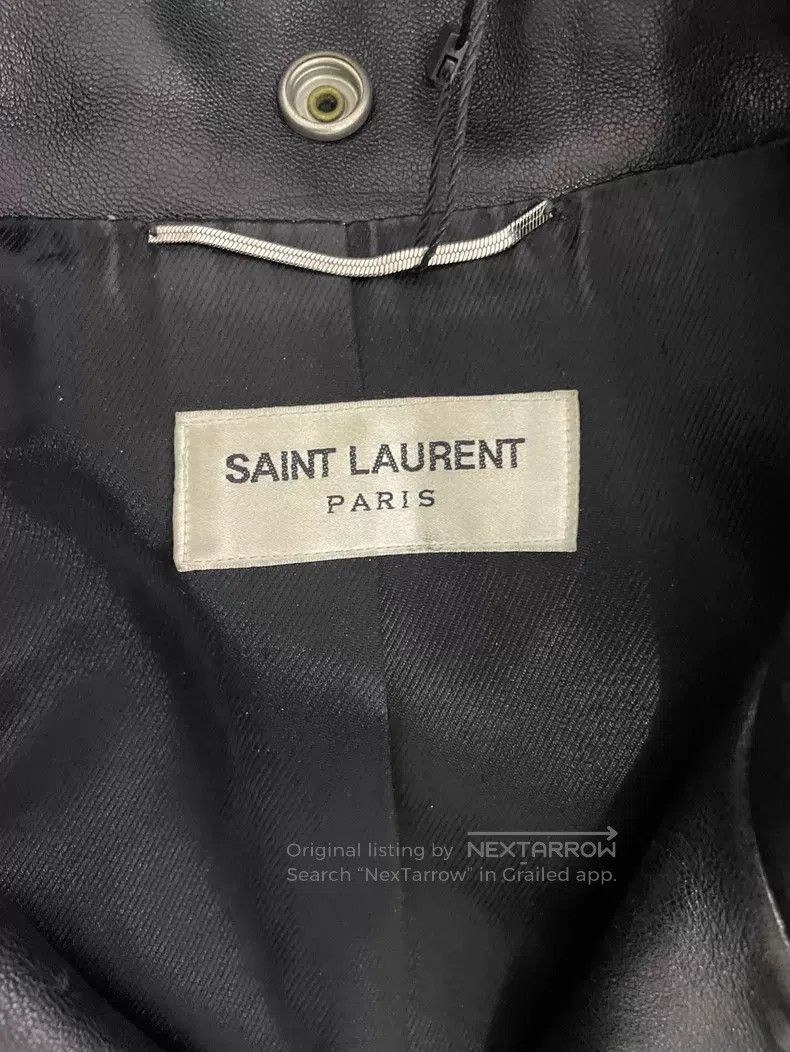 Saint Laurent Paris Saint Laurent Paris Motorcycle Leather Jacket i Size US M / EU 48-50 / 2 - 5 Thumbnail