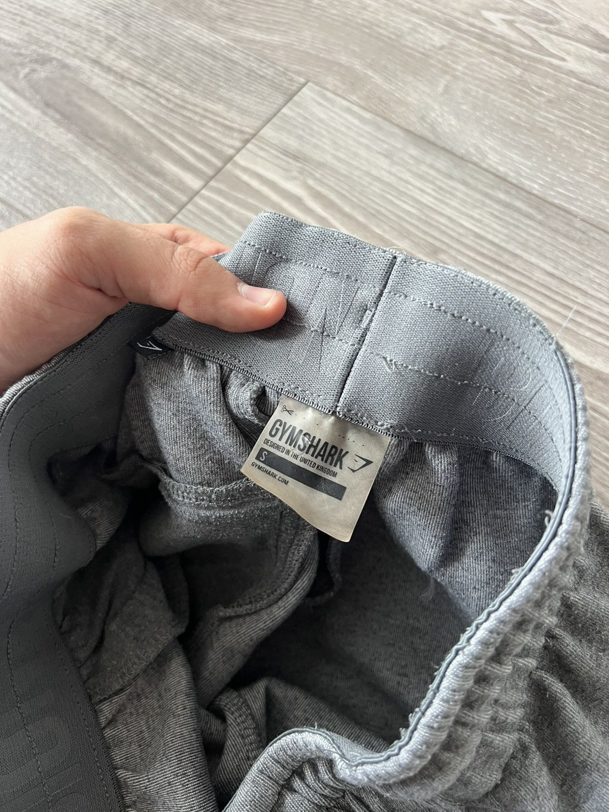 Gymshark Gymshark Onyx Pro Cotton David Laid Gray Joggers Size US 31 - 18 Thumbnail