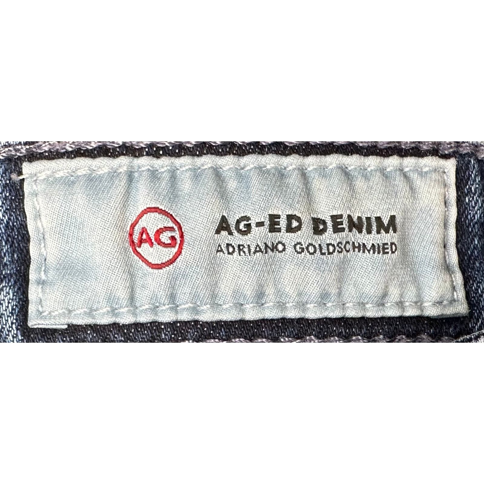 AG Jeans AG Adriano Goldschmied The Stilt Cigarette Jeans Dark Wash Size 25" / US 0 / IT 36 - 4 Thumbnail