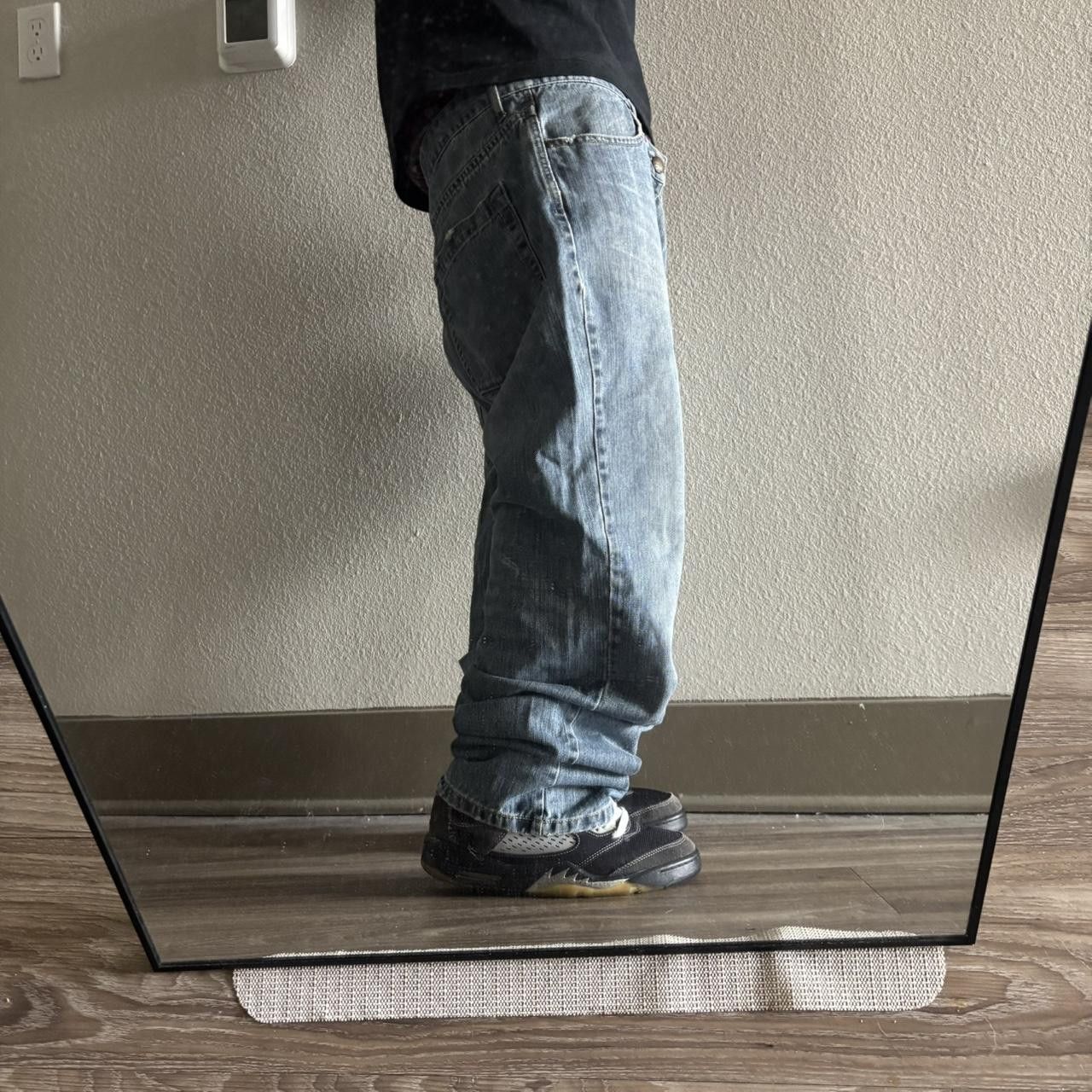 Vintage Crazy Vintage Y2K/2000s Grunge Dark Wash Denim Jeans! 38x32 Size US 38 / EU 54 - 2 Thumbnail