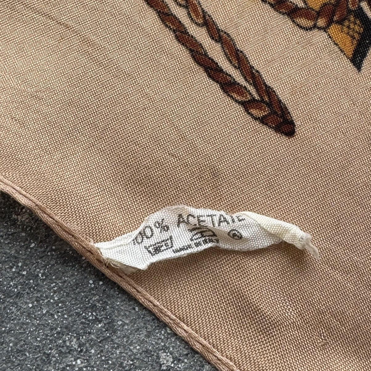 Hysteric Glamour × Vintage Italian Vintage Horse Head Silk Scarf Size ONE SIZE - 8 Thumbnail