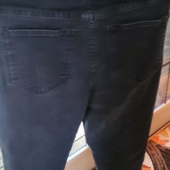 Madewell Madewell 10" High Rise Skinny Raw Edge Botton Fly Black Fros Size 27" / US 4 / IT 40 - 5 Thumbnail