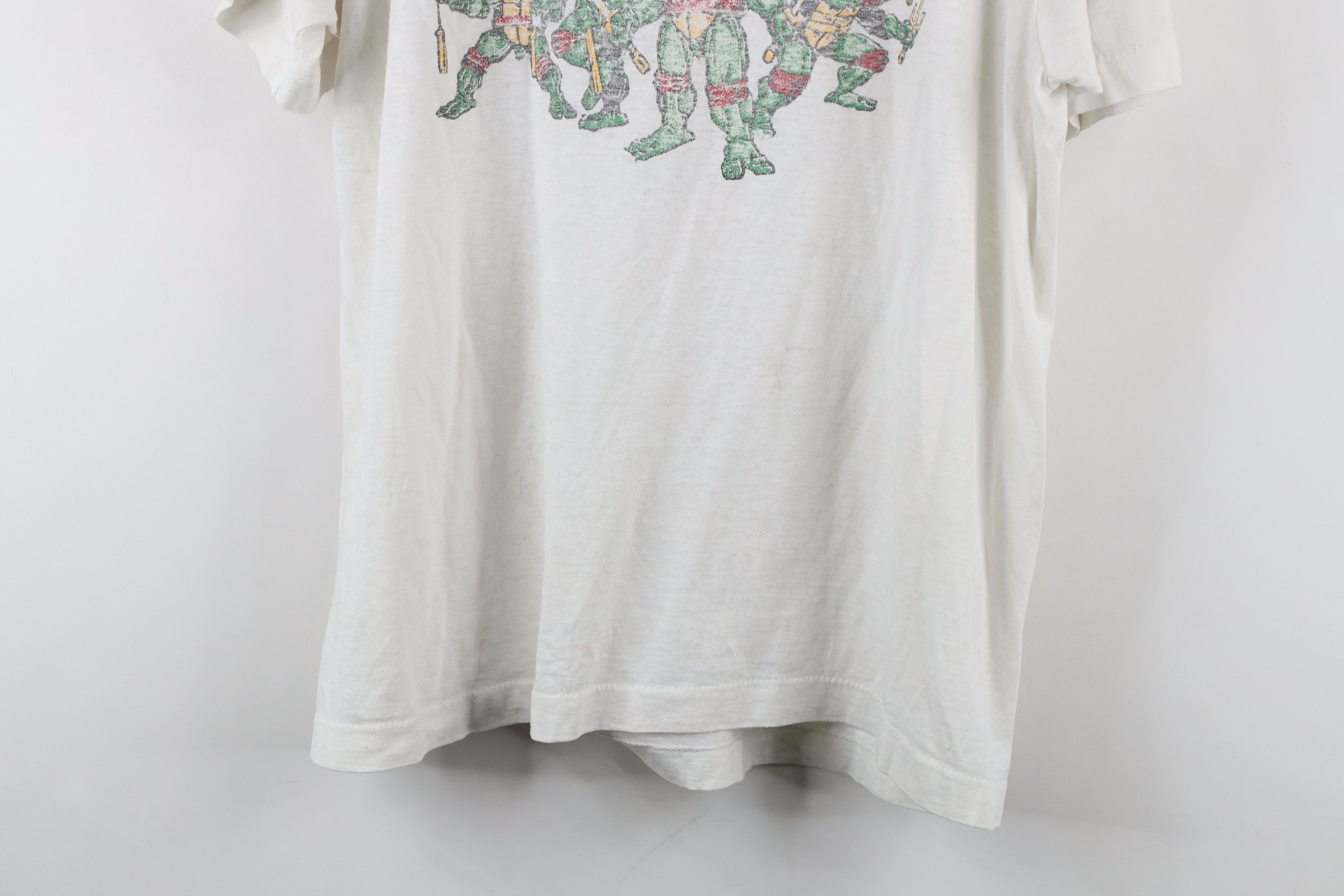 Vintage Vintage 80s 90s Teenage Mutant Ninja Turtles T-Shirt USA Size US L / EU 52-54 / 3 - 3 Thumbnail