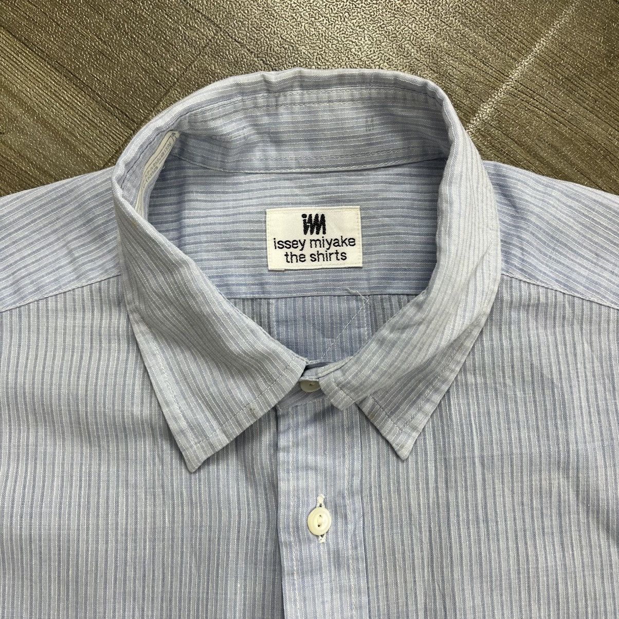 Issey Miyake Vintage Issey Miyake Striped Button Up Shirt Size US M / EU 48-50 / 2 - 4 Thumbnail