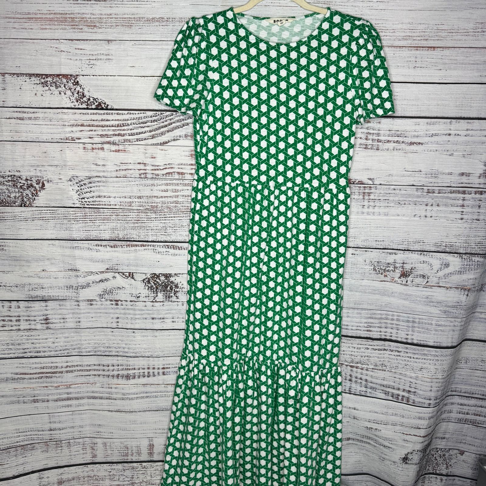 Boden BODEN Emma Tiered Jersey Midi Dress US 2 Size XS / US 0-2 / IT 36-38 - 2 Thumbnail