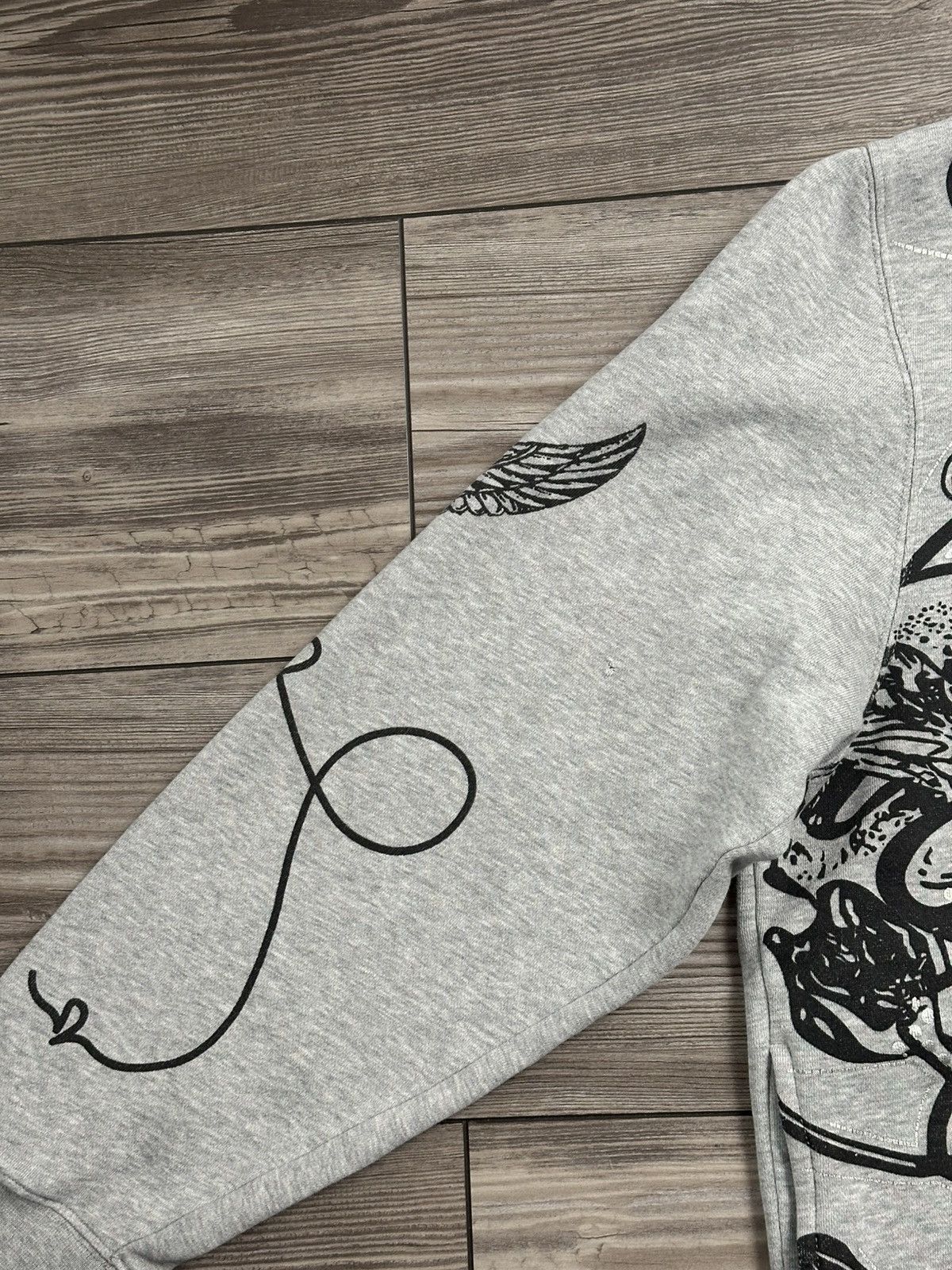 Affliction × Rocawear × Vintage Crazy Y2K Rocawear Zip Hoodie Size US L / EU 52-54 / 3 - 6 Thumbnail