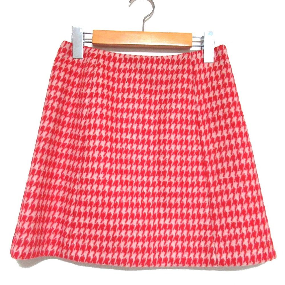 Prada Prada Prada Houndstooth Virgin Wool Skirt Textile Skirts DUTY FREE for USA Size ONE SIZE - 1 Thumbnail