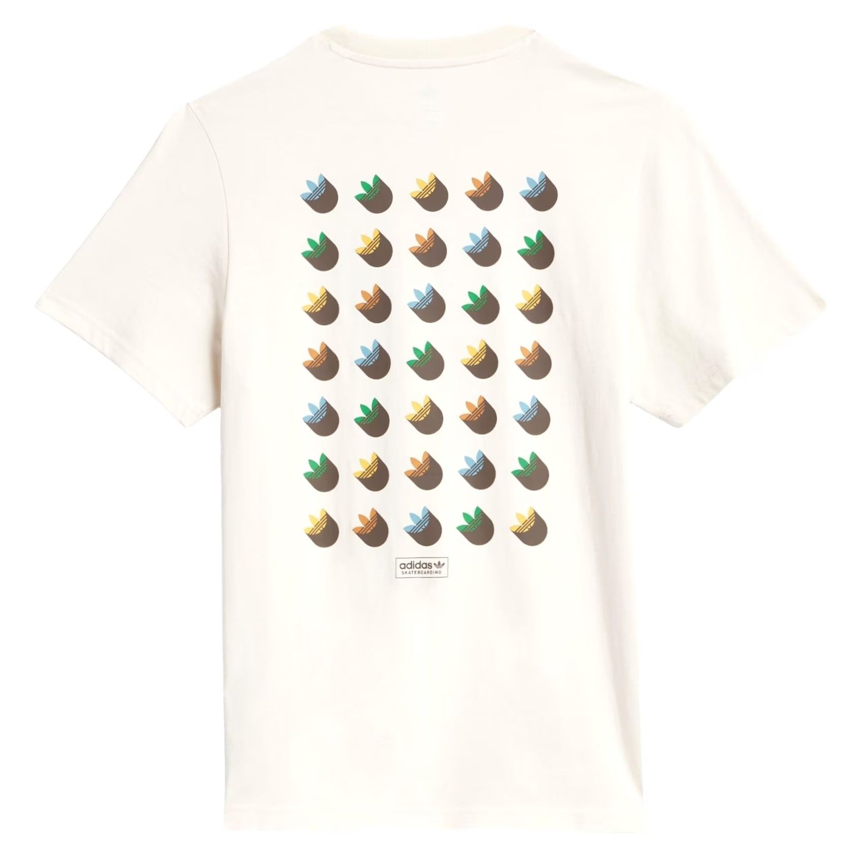 Adidas adidas Skate Trefoil Shade T-shirt Mens XL White Wonder White/Rustic Size US XL / EU 56 / 4 - 2 Thumbnail