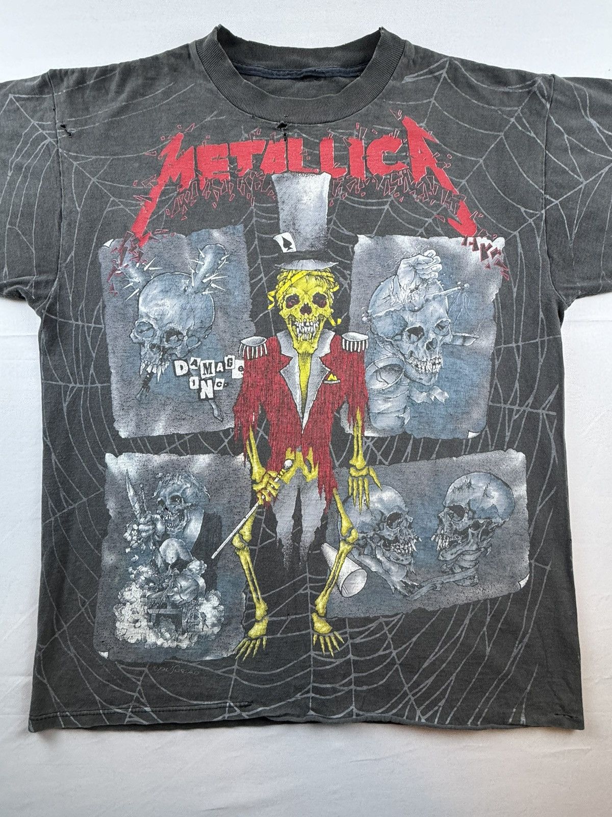 Brockum × Metallica × Vintage Vintage Metallica Pushead Spiderweb 